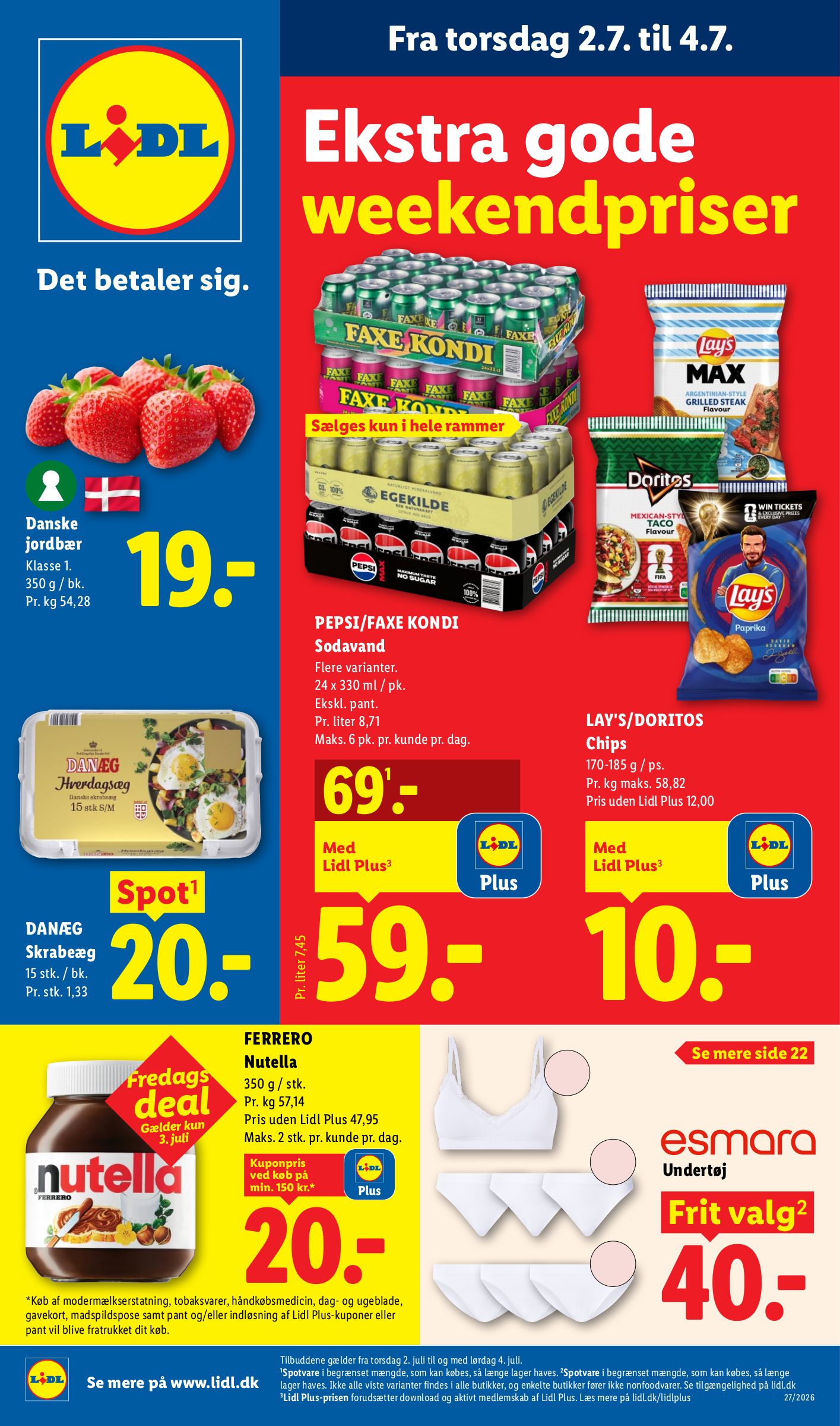 lidl - Aktuel Lidl - Weekendtilbud tilbudsavis fra torsdag, 02.07.2026 til lørdag, 04.07.2026