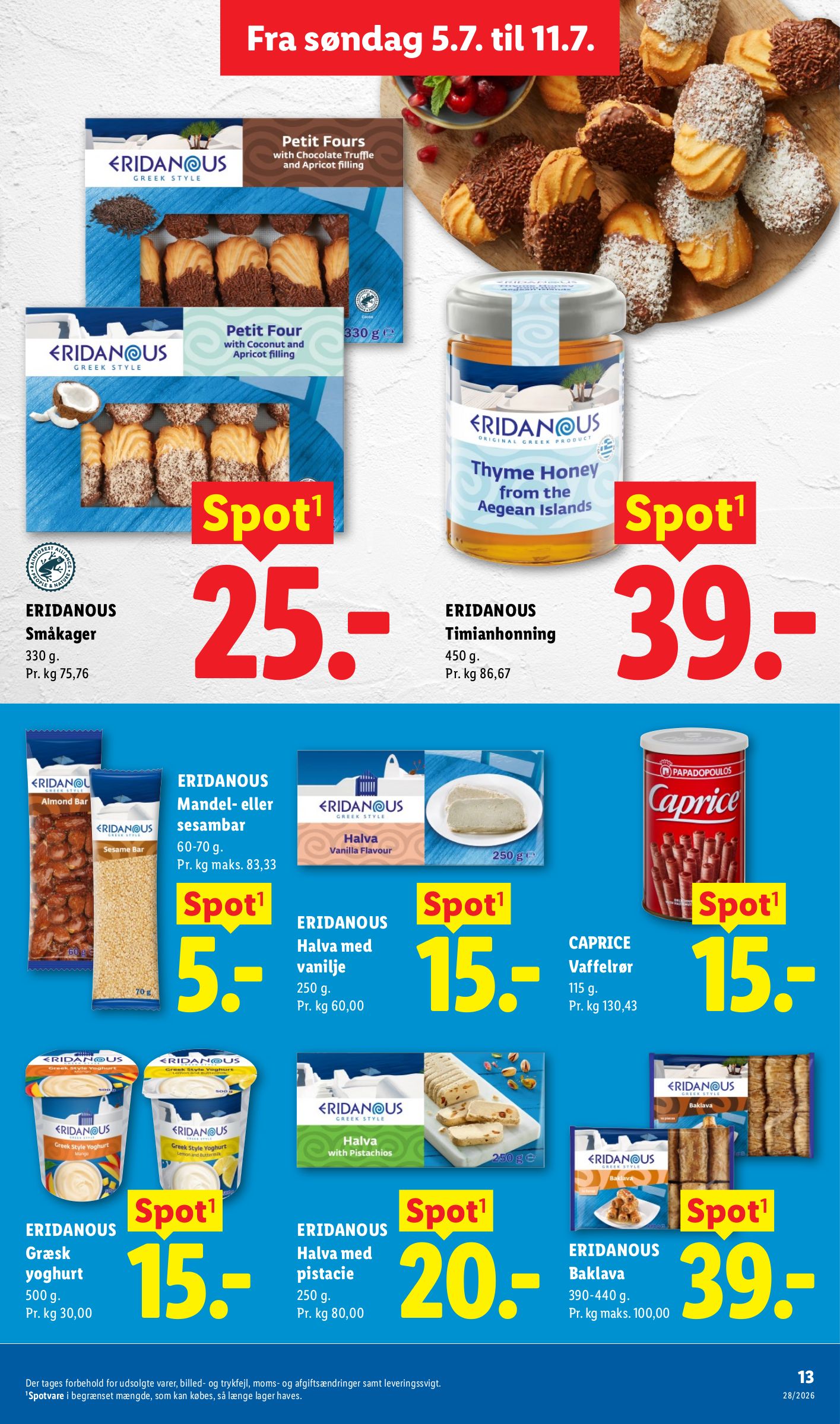 lidl - Aktuel Lidl tilbudsavis fra søndag, 05.07.2026 til lørdag, 11.07.2026 - page: 29