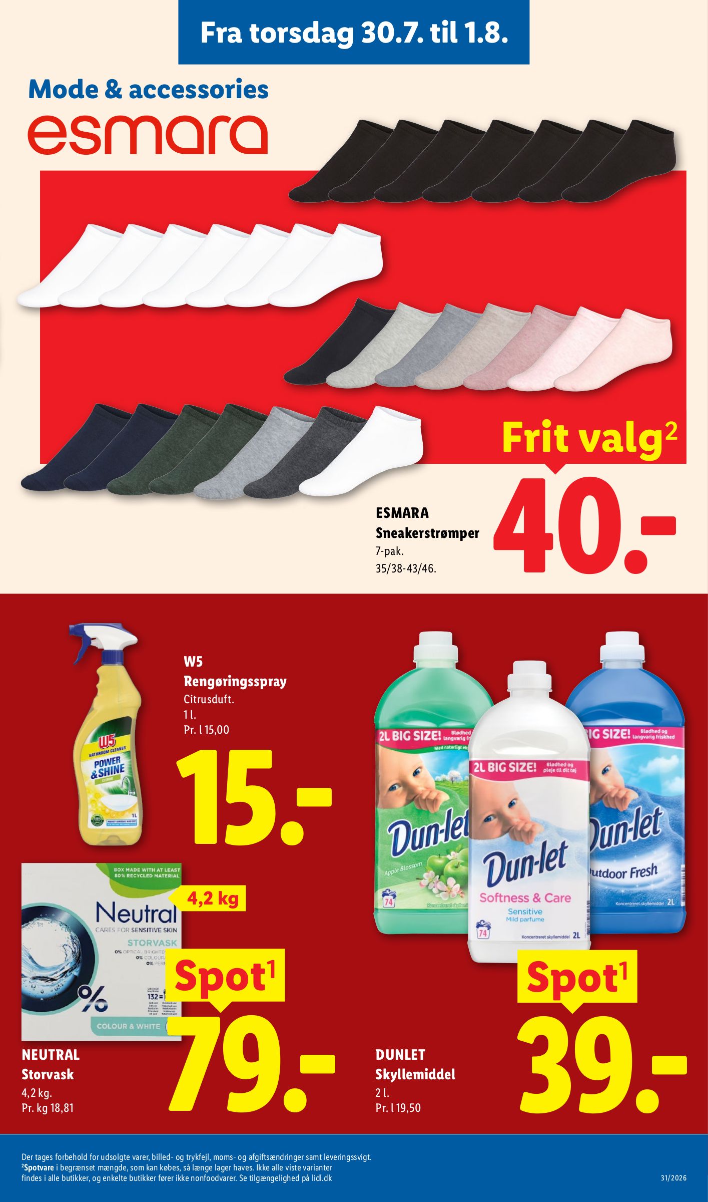 lidl - Lidl tilbudsavis for næste uge fra søndag, 26.07.2026 til lørdag, 01.08.2026 - page: 32