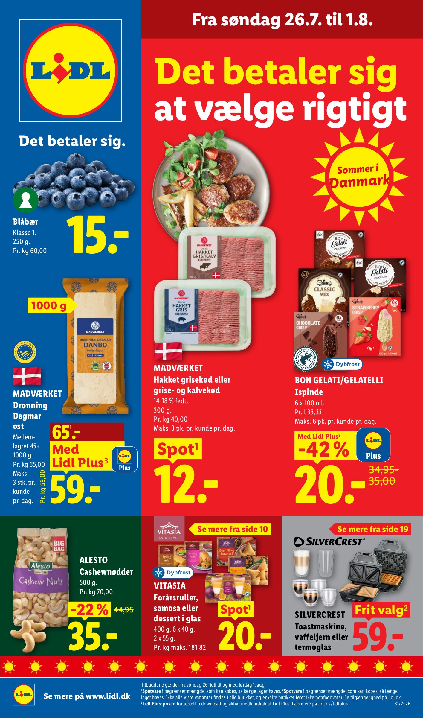 lidl - Lidl tilbudsavis for næste uge fra søndag, 26.07.2026 til lørdag, 01.08.2026