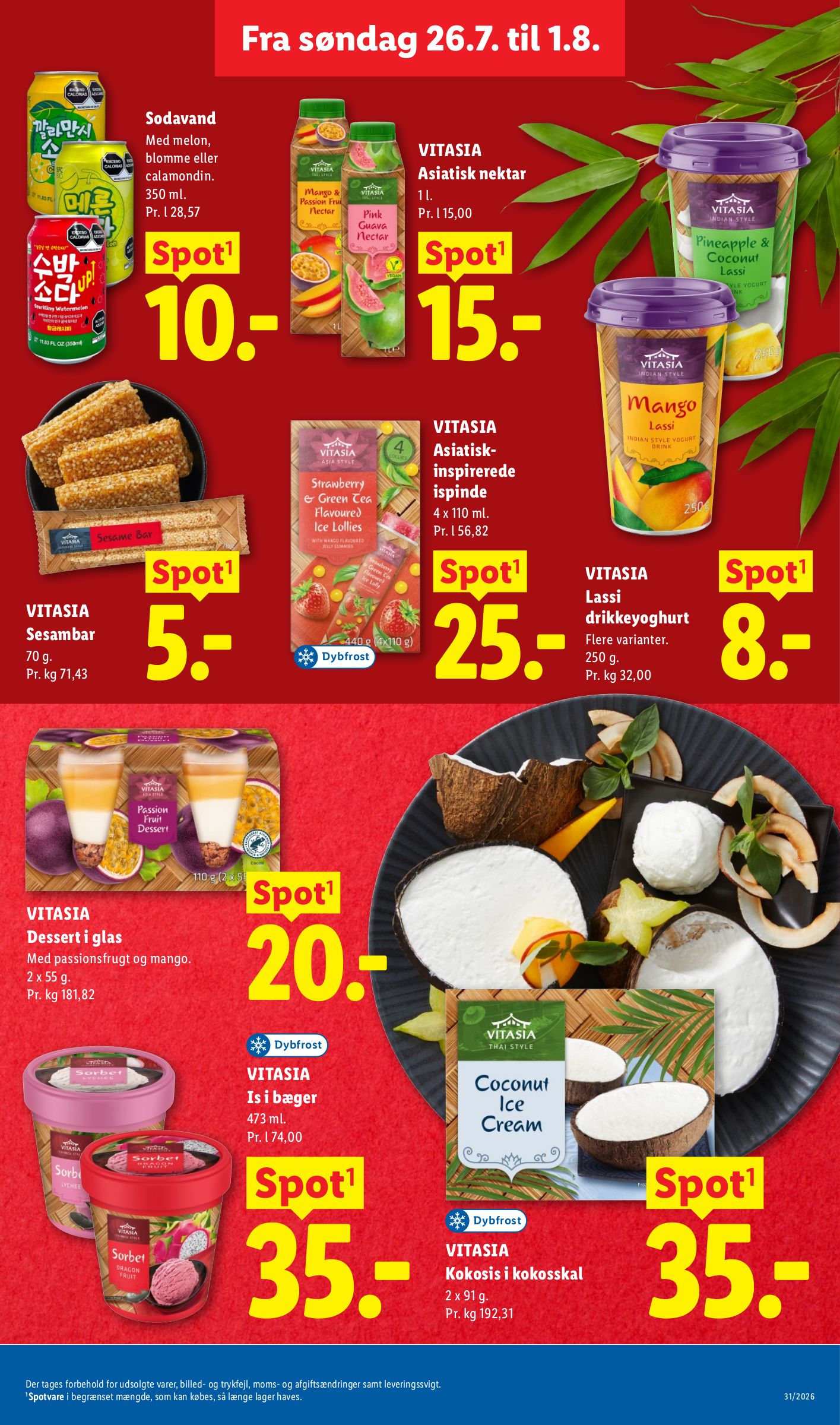 lidl - Aktuel Lidl - Ekstra gode weekendpriser tilbudsavis fra torsdag, 30.07.2026 til lørdag, 01.08.2026 - page: 31