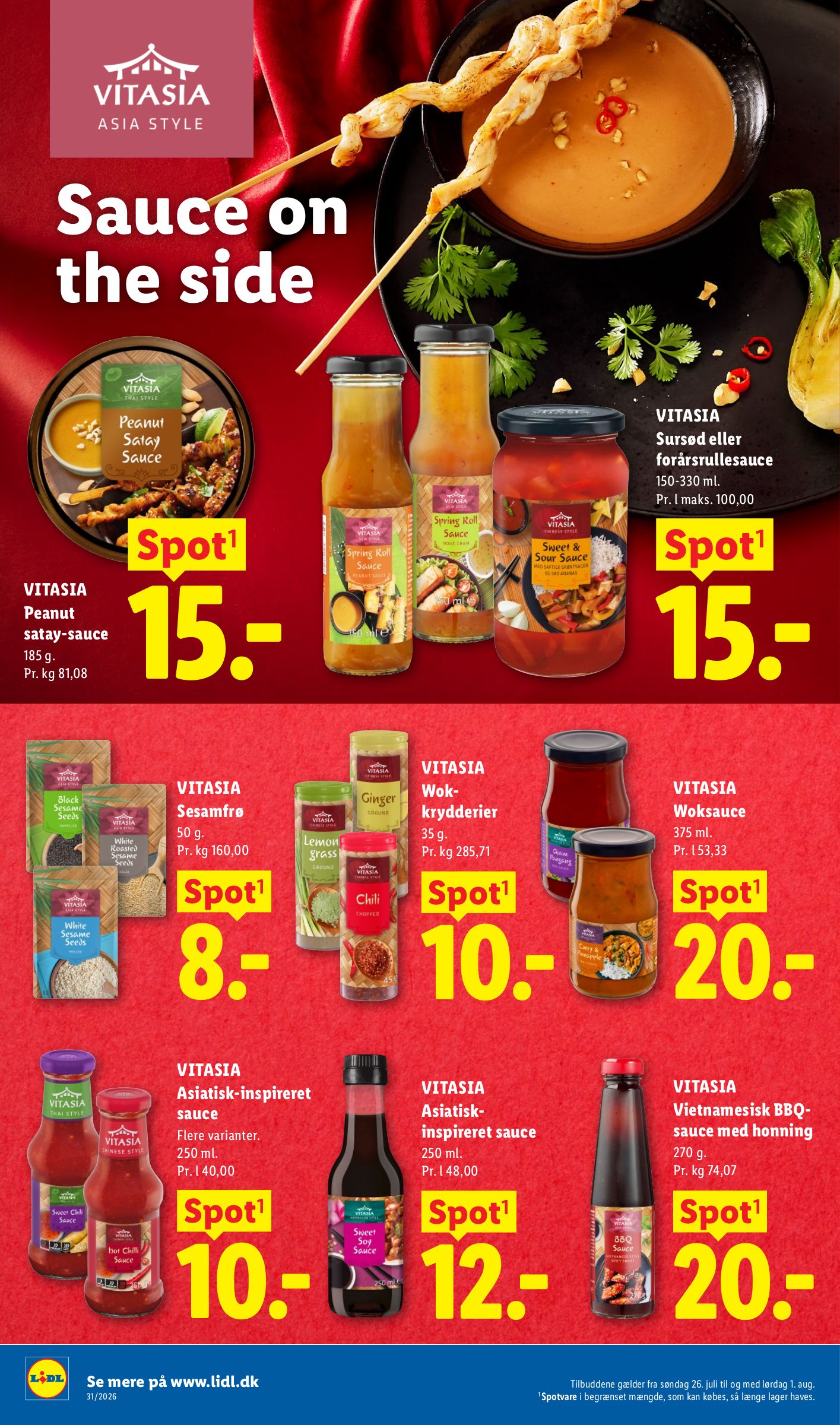 lidl - Aktuel Lidl - Ekstra gode weekendpriser tilbudsavis fra torsdag, 30.07.2026 til lørdag, 01.08.2026 - page: 30
