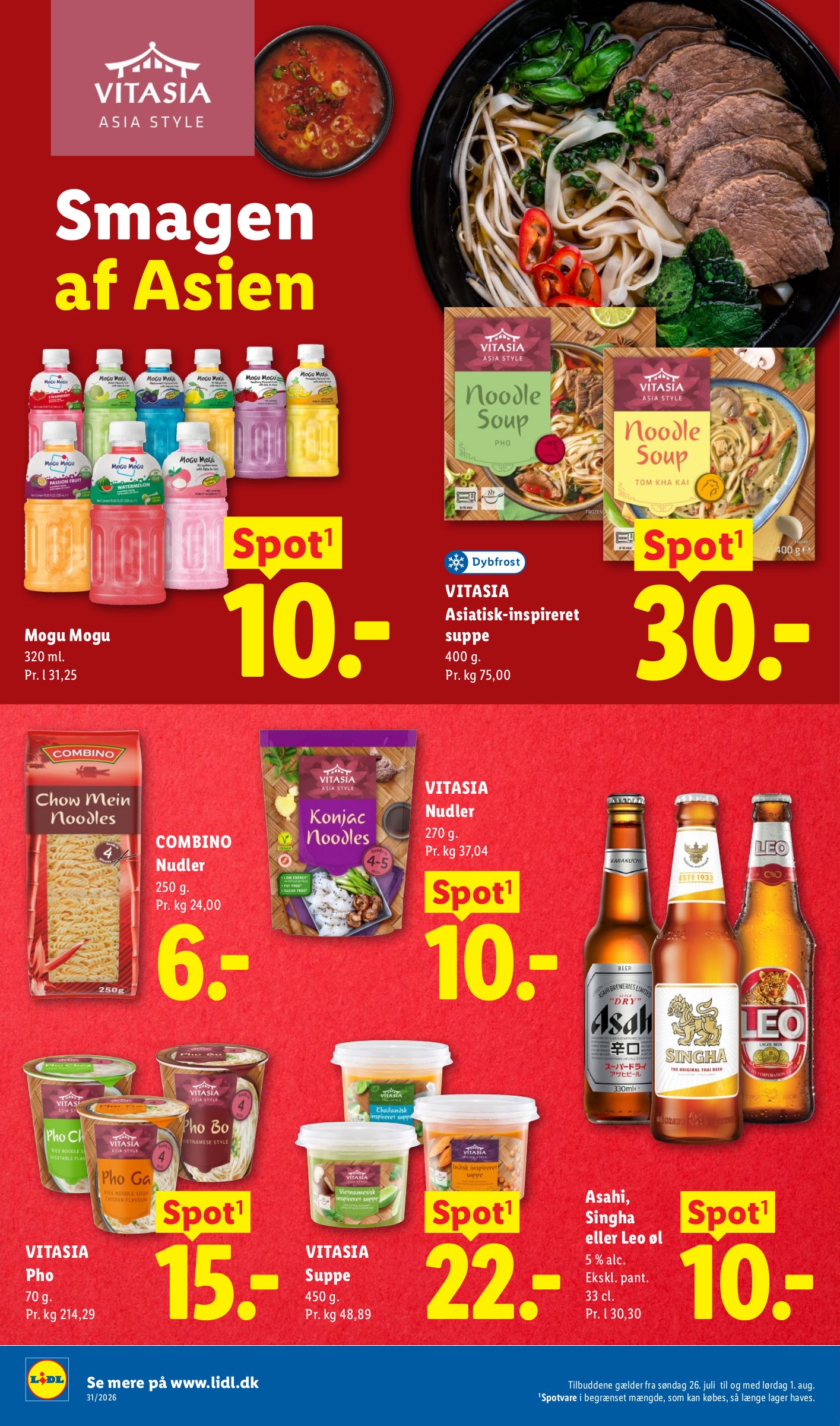 lidl - Aktuel Lidl - Ekstra gode weekendpriser tilbudsavis fra torsdag, 30.07.2026 til lørdag, 01.08.2026 - page: 26