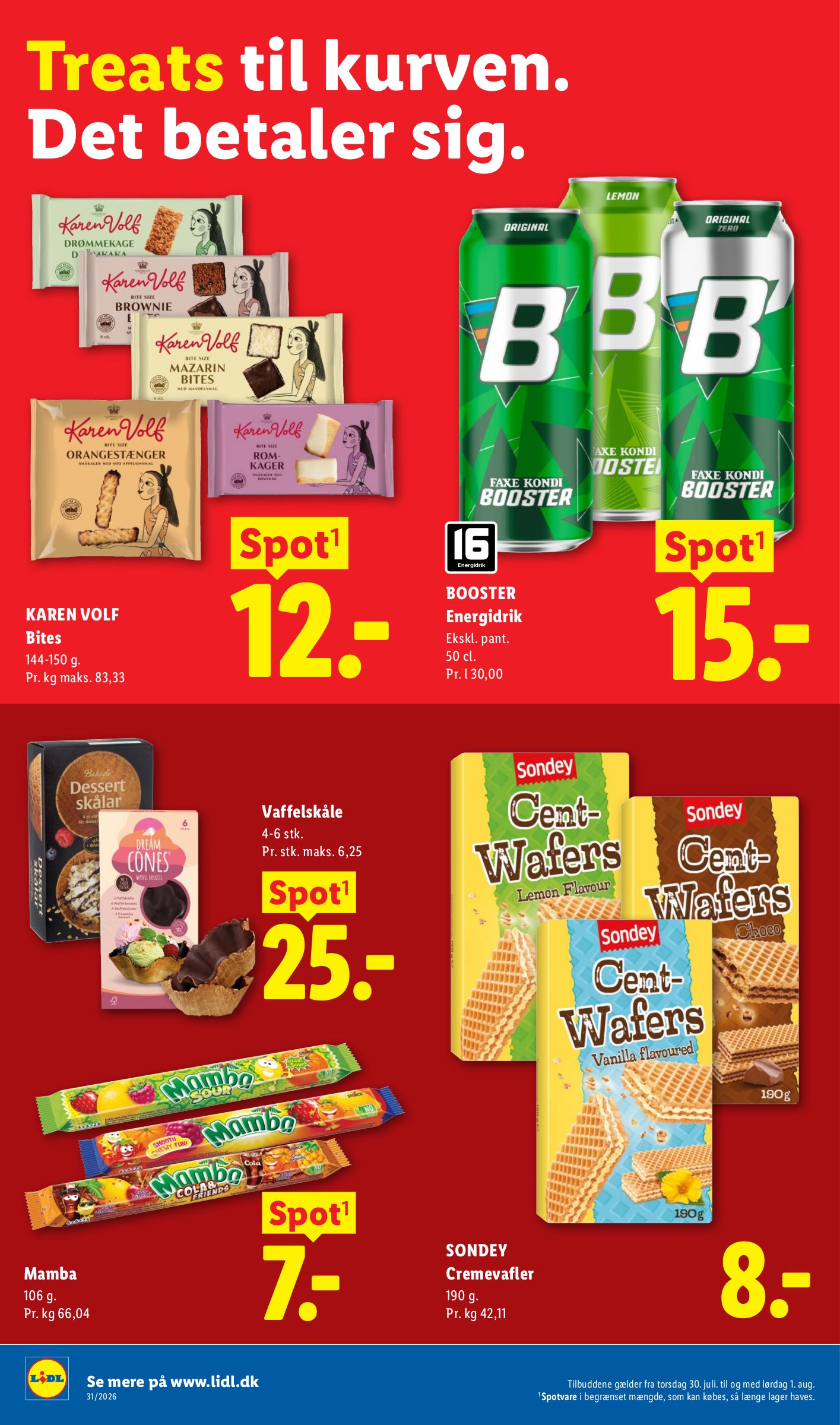 lidl - Aktuel Lidl - Ekstra gode weekendpriser tilbudsavis fra torsdag, 30.07.2026 til lørdag, 01.08.2026 - page: 4