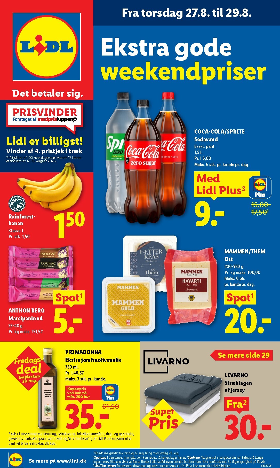 lidl - Ny Lidl - Weekendtilbud tilbudsavis fra torsdag, 27.08.2026 til lørdag, 29.08.2026