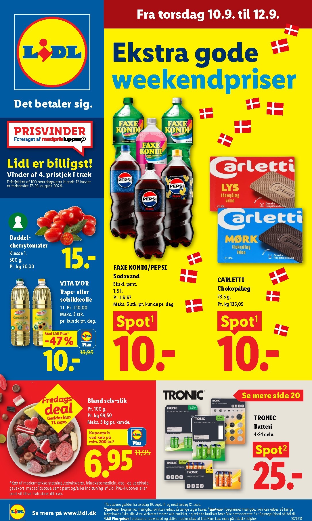 lidl - Ny Lidl - Weekendtilbud tilbudsavis fra torsdag, 10.09.2026 til lørdag, 12.09.2026