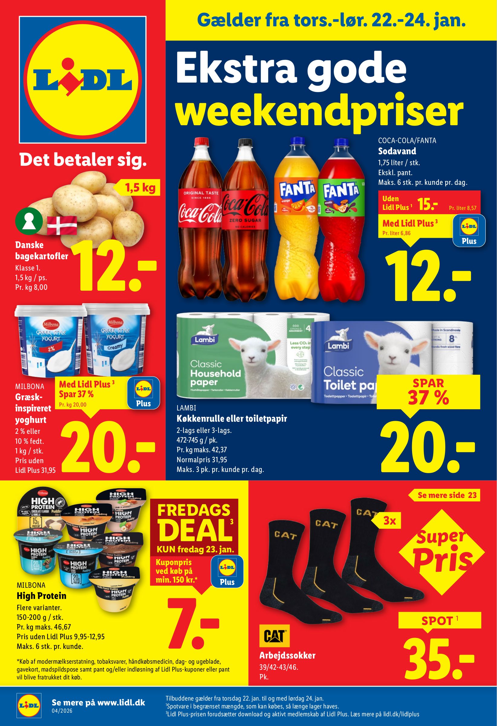 lidl - Lidl - Weekendtilbud tilbudsavis gyldig fra 22.01. til 24.01.