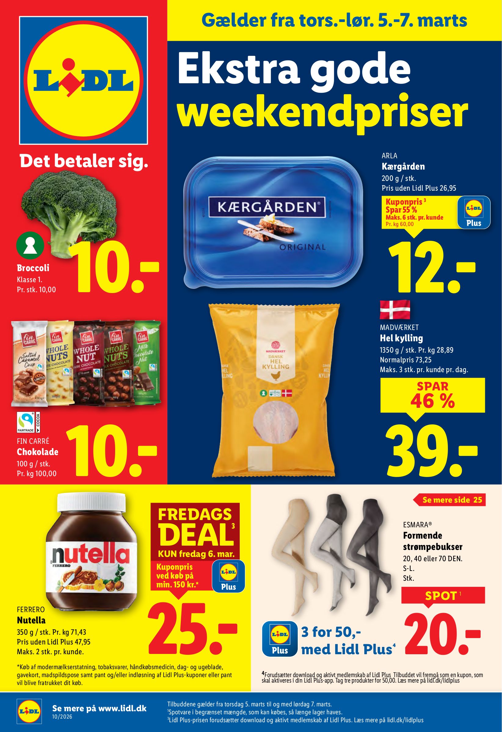 lidl - Lidl tilbudsavis gyldig fra 05.03.2026 til 07.03.2026