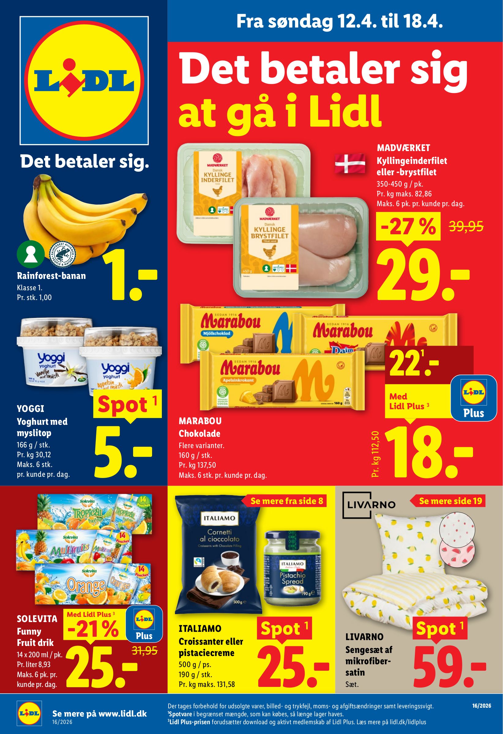 lidl - Lidl flyer til næste uge fra søndag 12.04.2026 til lørdag 18.04.2026