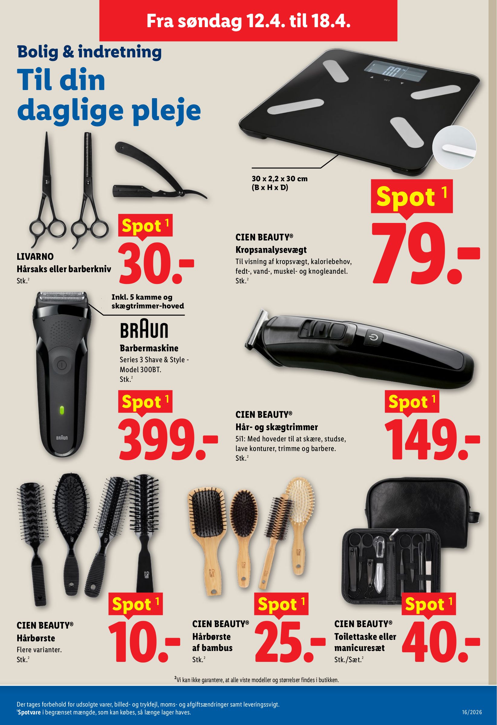 lidl - Fremtidig Lidl reklameblad gyldig fra torsdag 16.04.2026 til lørdag 18.04.2026 - page: 33