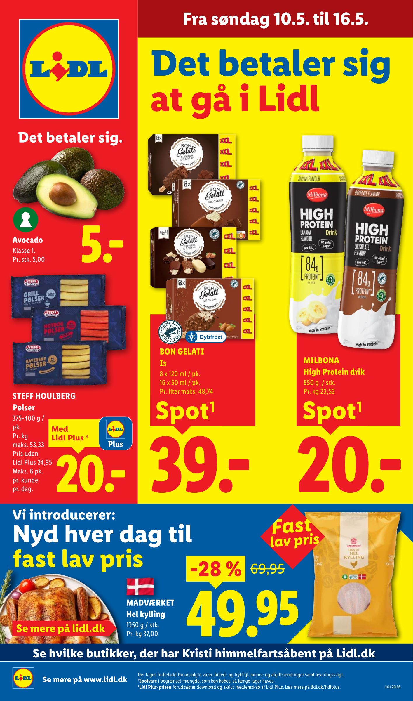 lidl - Lidl flyer til næste uge fra søndag 10.05.2026 til lørdag 16.05.2026 - page: 1