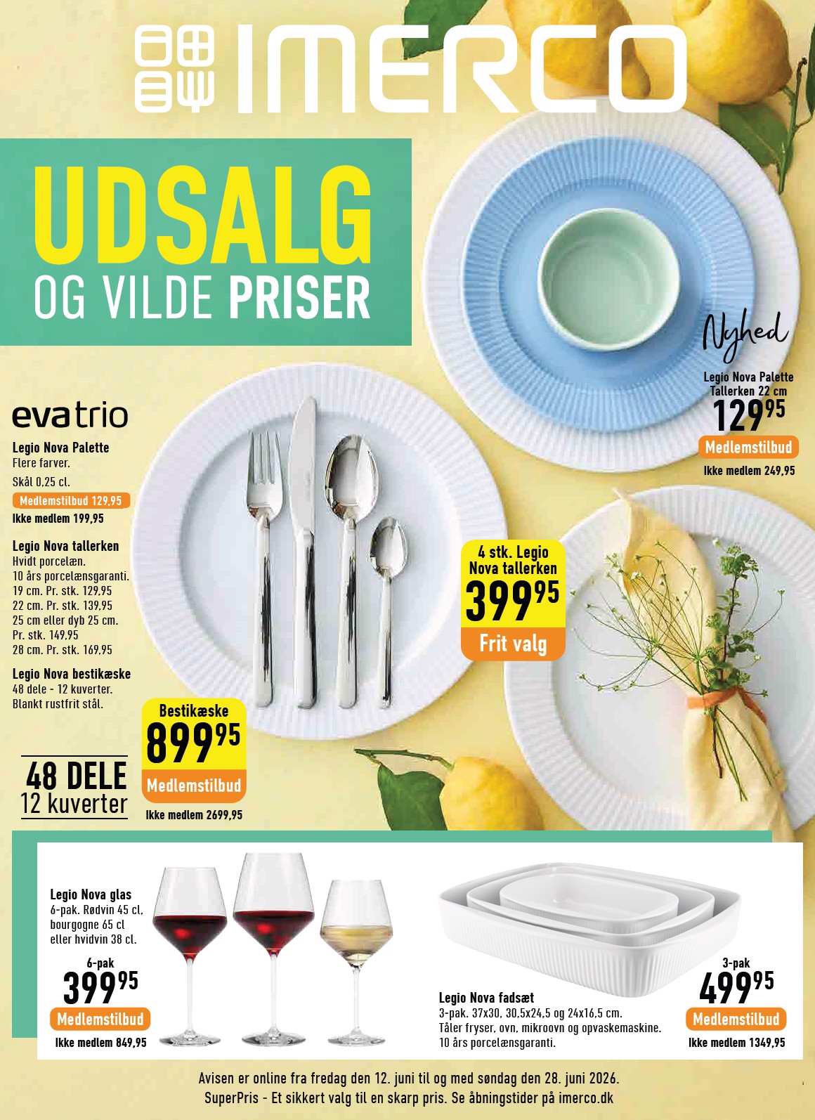 imerco - Aktuel Imerco - Udsalg tilbudsavis fra fredag, 12.06.2026 til søndag, 28.06.2026 - page: 1