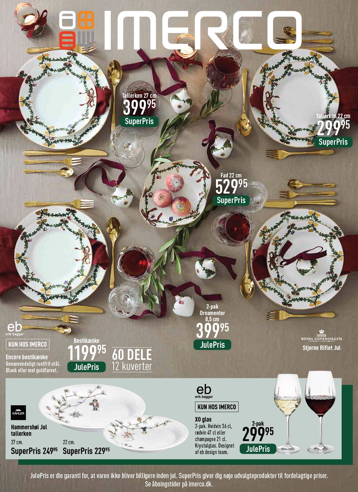 imerco - Imerco - Jul tilbudsavis gyldig fra 26.10. til 24.12.