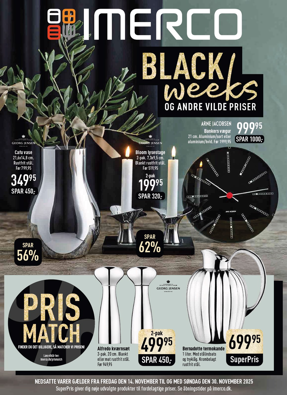 imerco - Imerco - Black Weeks tilbudsavis gyldig fra 14.11. til 30.11.