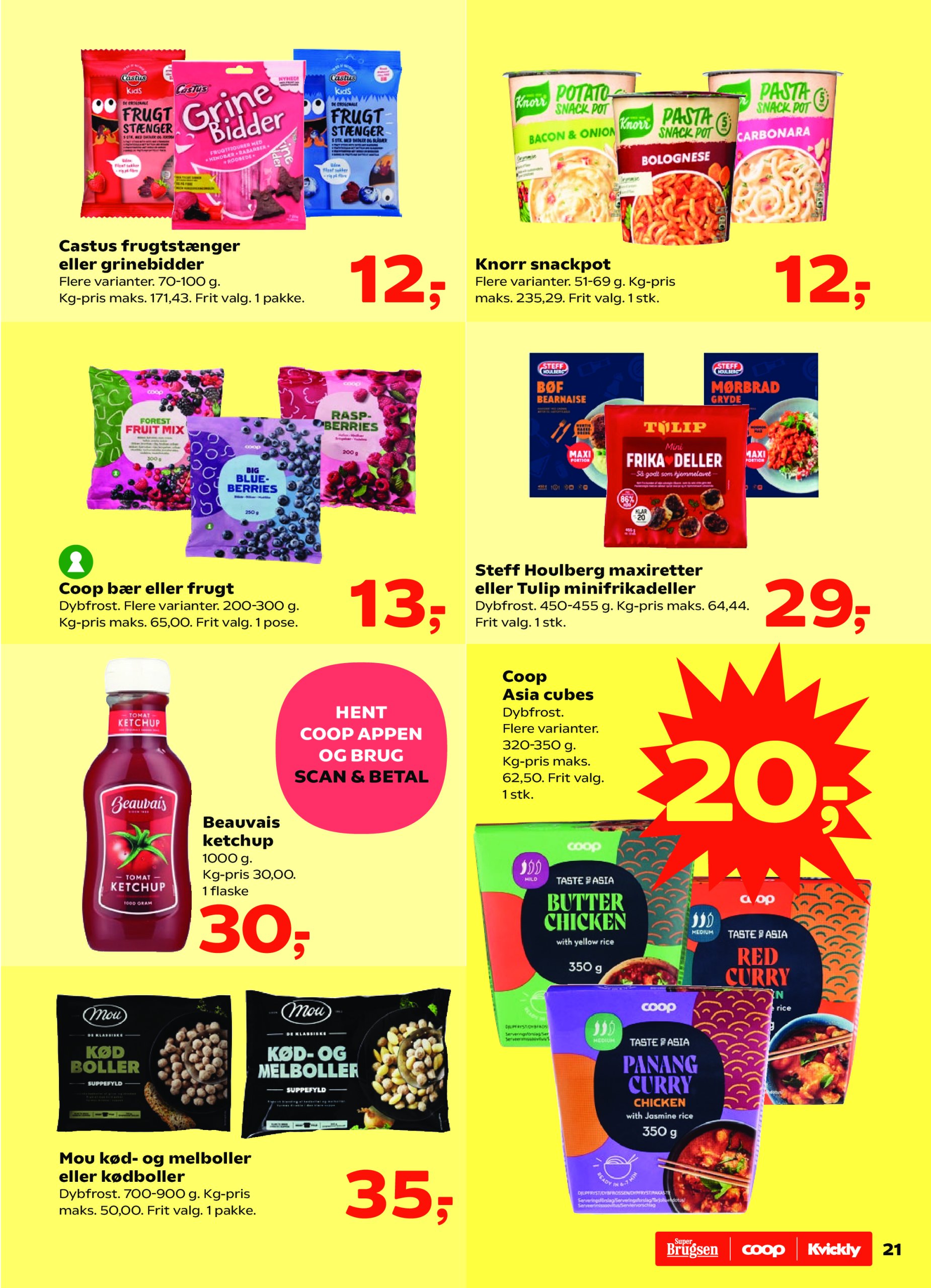coop-kvickly - Coop - Kvickly tilbudsavis gyldig fra 07.03. - 13.03. - page: 21 coop-kvickly - Coop - Kvickly tilbudsavis gyldig fra 07.03. - 13.03. - page: 21