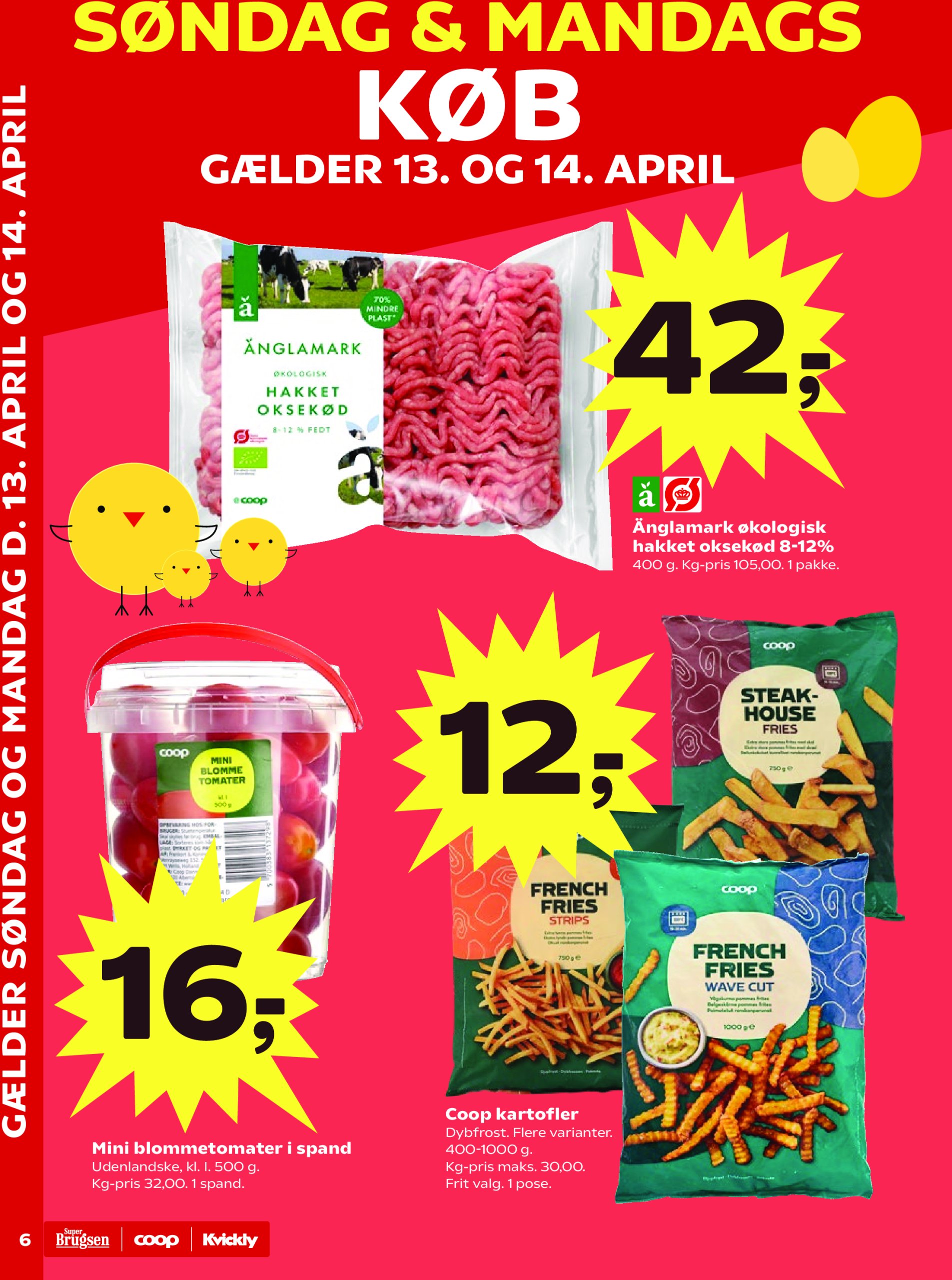 coop-kvickly - Coop - Kvickly tilbudsavis gyldig fra 11.04. - 19.04. - page: 6 coop-kvickly - Coop - Kvickly tilbudsavis gyldig fra 11.04. - 19.04. - page: 6