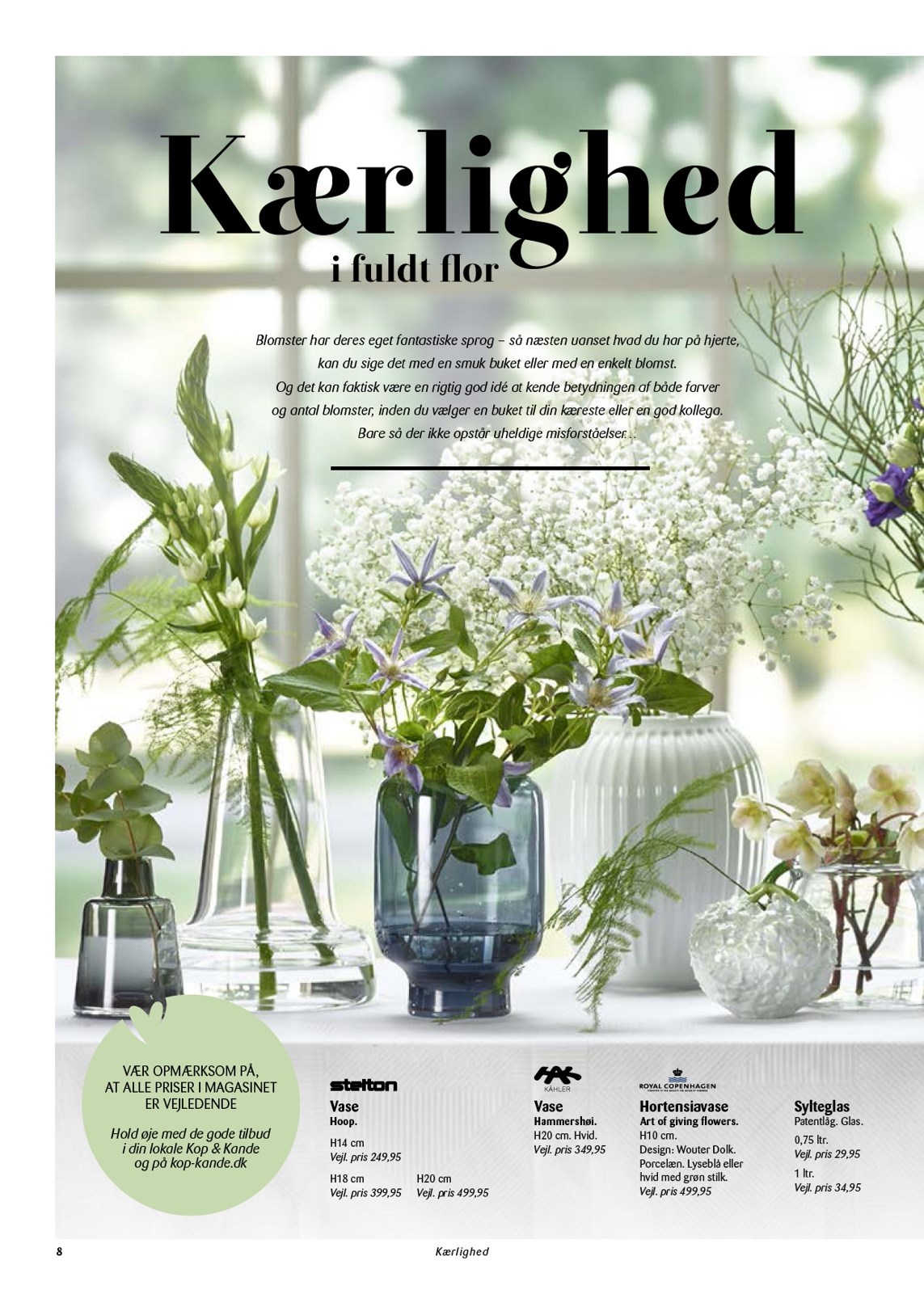 kopkande - Kop&Kande - Kærlighed - til livet og hverdagen tilbudsavis gyldig fra 01.07. til 31.12. - page: 8