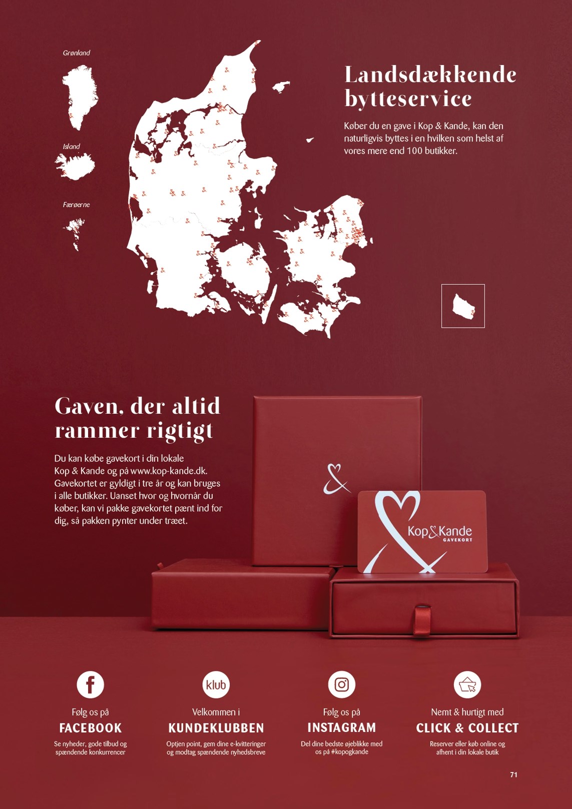 kopkande - Kop&Kande - Juletid - familie, fest og samvær tilbudsavis gyldig fra 01.11. til 31.12. - page: 71