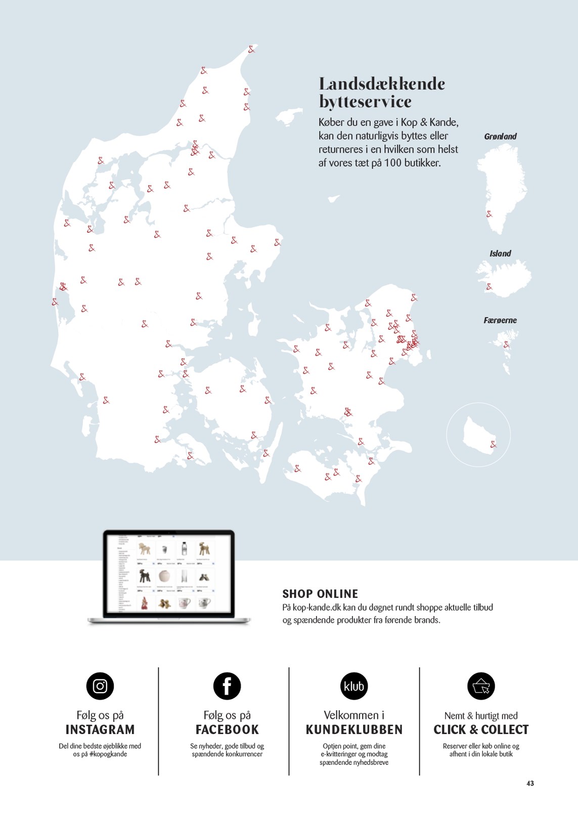 kopkande - Kop&Kande - Overraskelser tilbudsavis gyldig fra 01.01. til 31.12. - page: 43