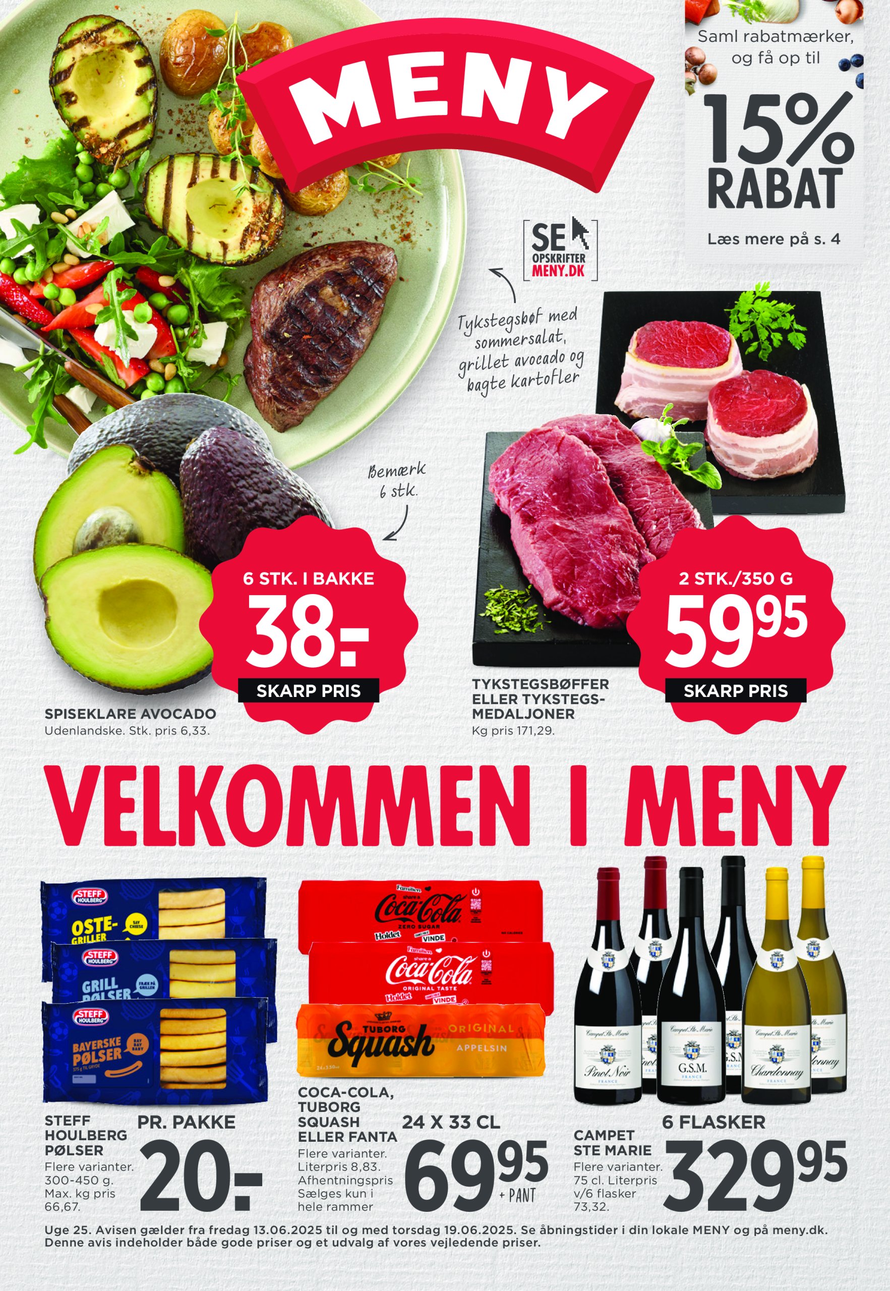 meny - Meny tilbudsavis gyldig fra 13.06. til 19.06. - page: 1 meny - Meny tilbudsavis gyldig fra 13.06. til 19.06. - page: 1