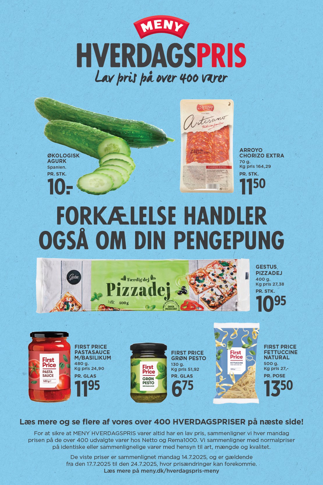 meny - Meny - Hverdagspris tilbudsavis gyldig fra 14.07. til 24.07. - page: 1