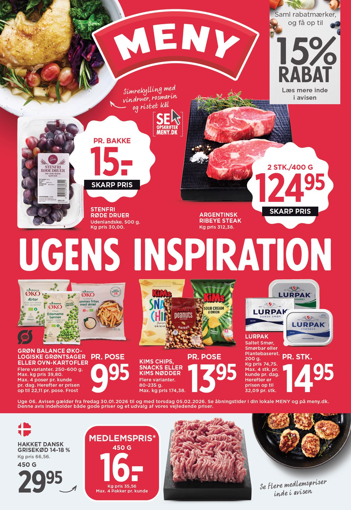 meny - Meny tilbudsavis gyldig fra 30.01. til 05.02. - page: 1