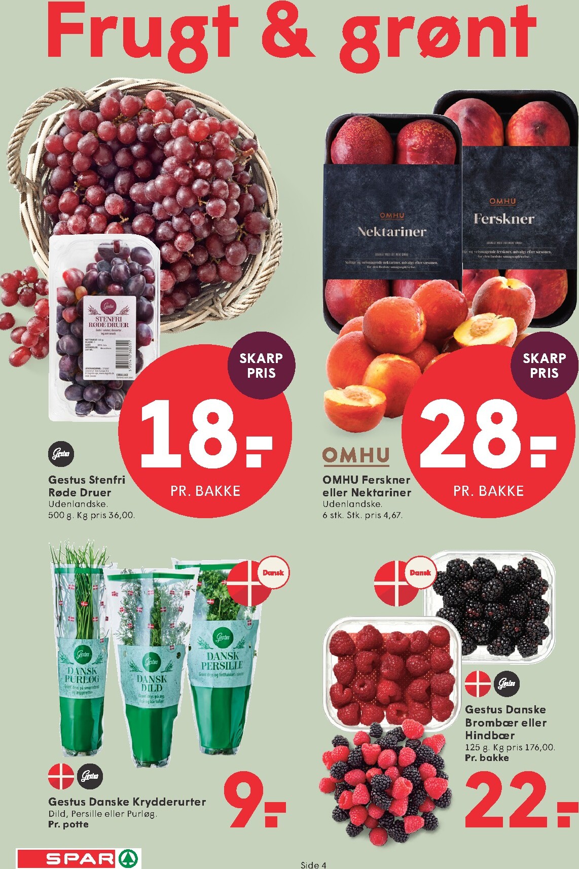 spar - Aktuel Spar tilbudsavis fra fredag, 07.08.2026 til torsdag, 13.08.2026 - page: 4