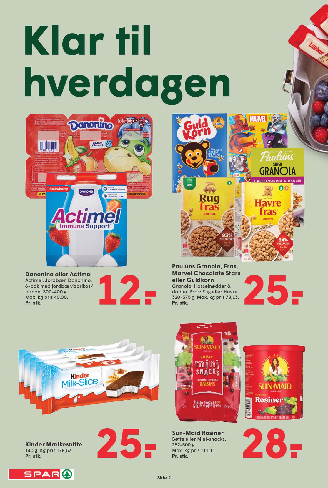 spar - Spar tilbudsavis for næste uge fra fredag, 14.08.2026 til torsdag, 20.08.2026 - page: 2