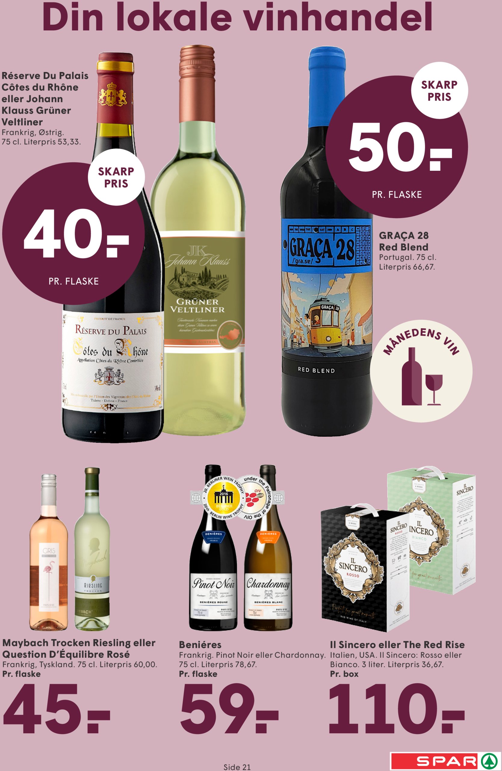 spar - Spar tilbudsavis gyldig fra 02.05. - 08.05. - page: 21