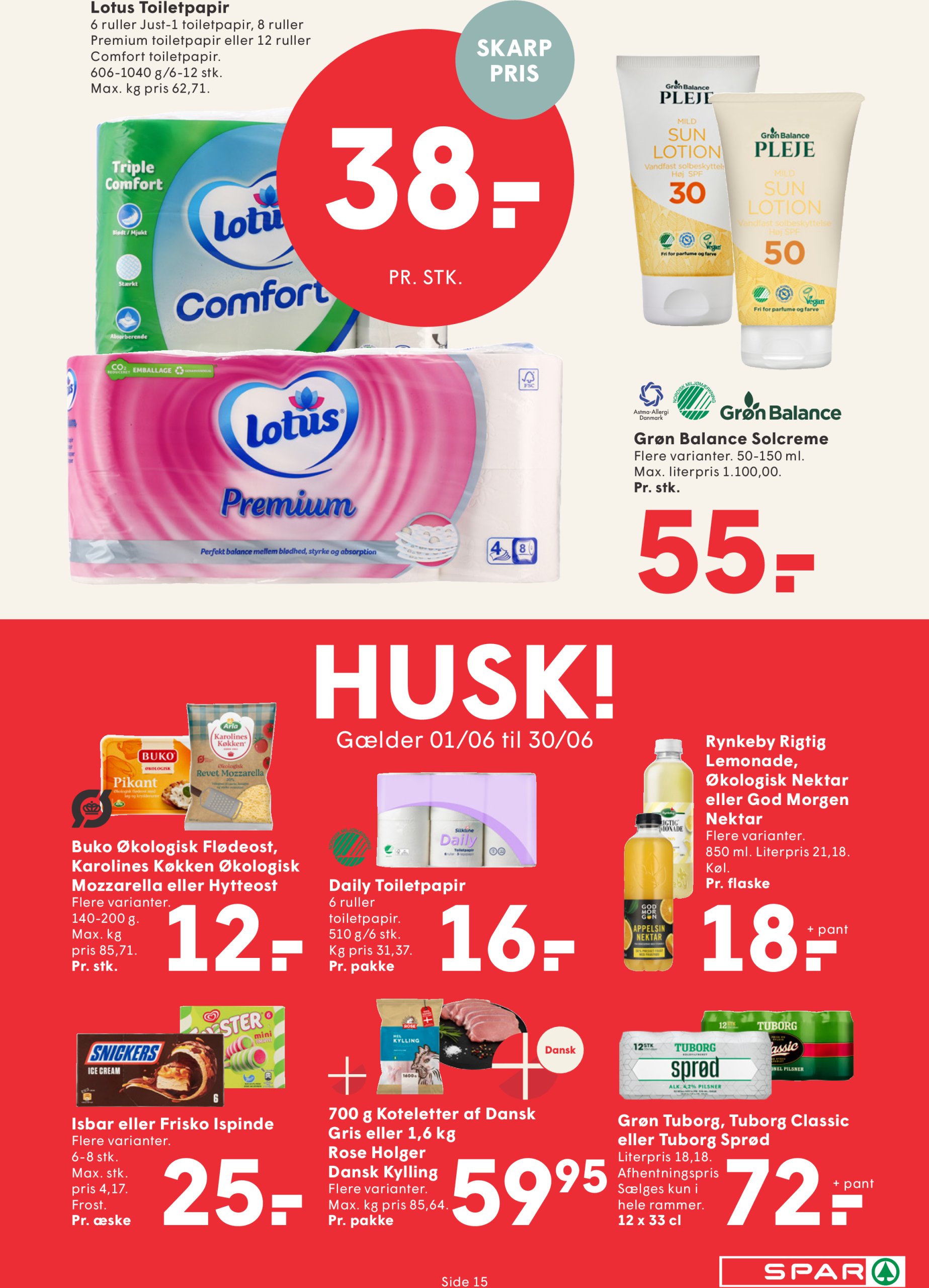 spar - Spar tilbudsavis gyldig fra 06.06. til 12.06. - page: 15