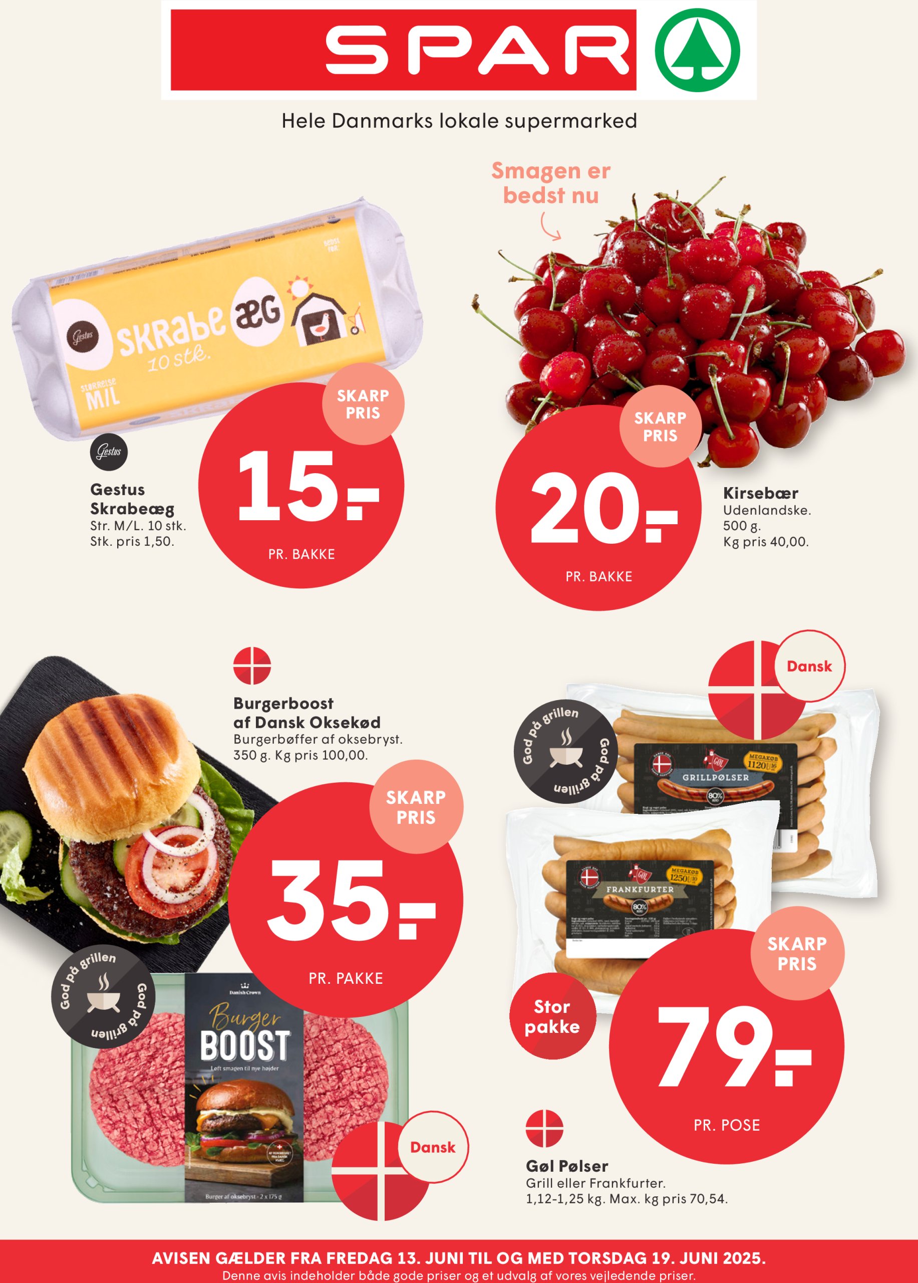 spar - Spar tilbudsavis gyldig fra 13.06. til 19.06. - page: 1