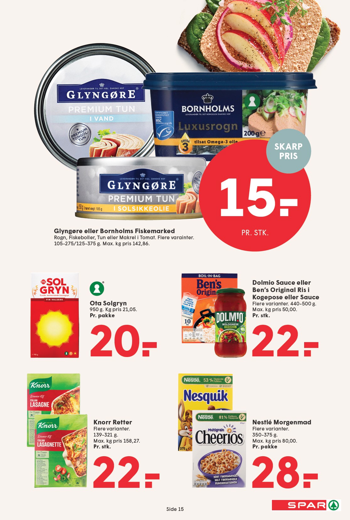 spar - Spar tilbudsavis gyldig fra 25.07. til 31.07. - page: 15