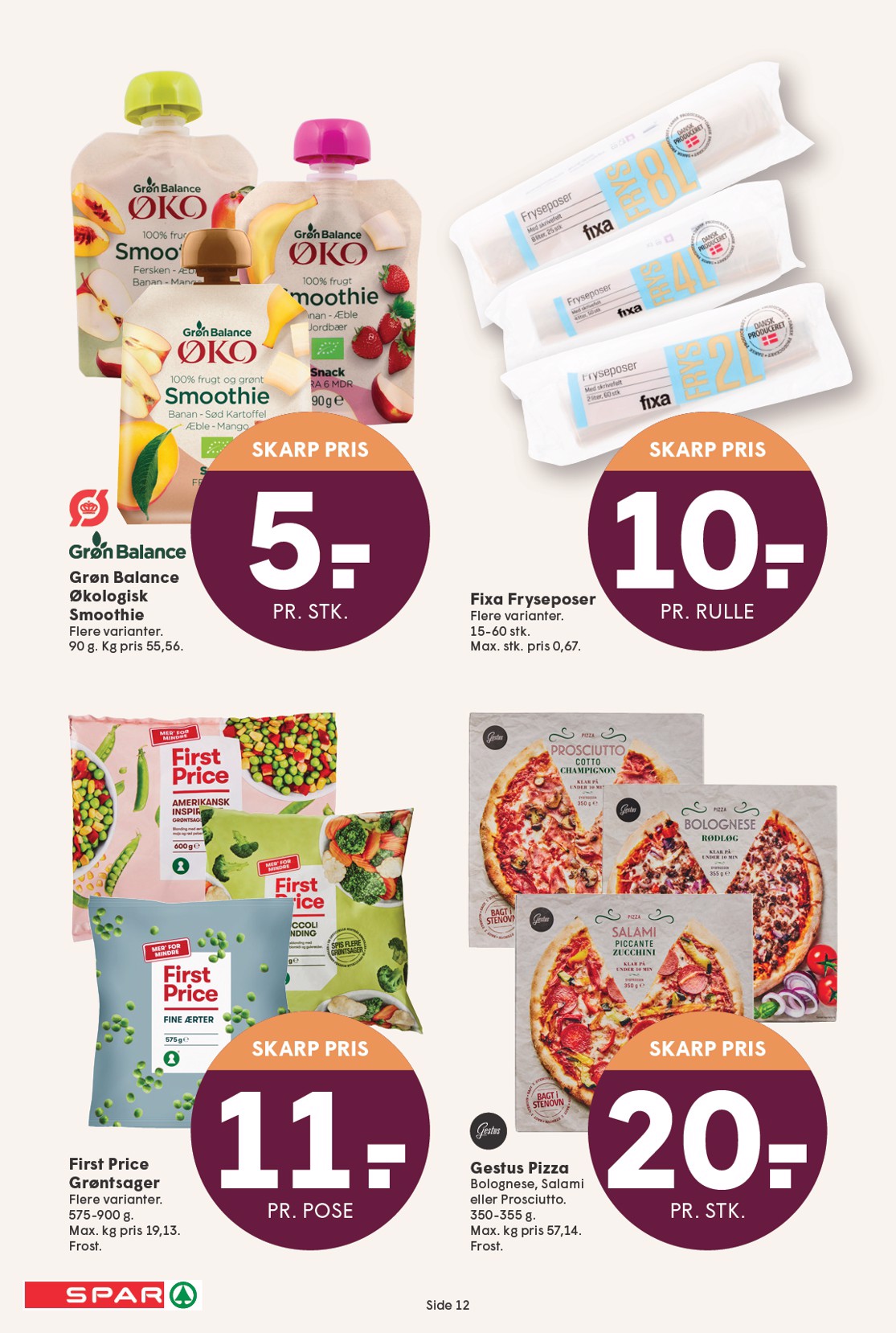 spar - Spar tilbudsavis gyldig fra 24.10. til 30.10. - page: 12