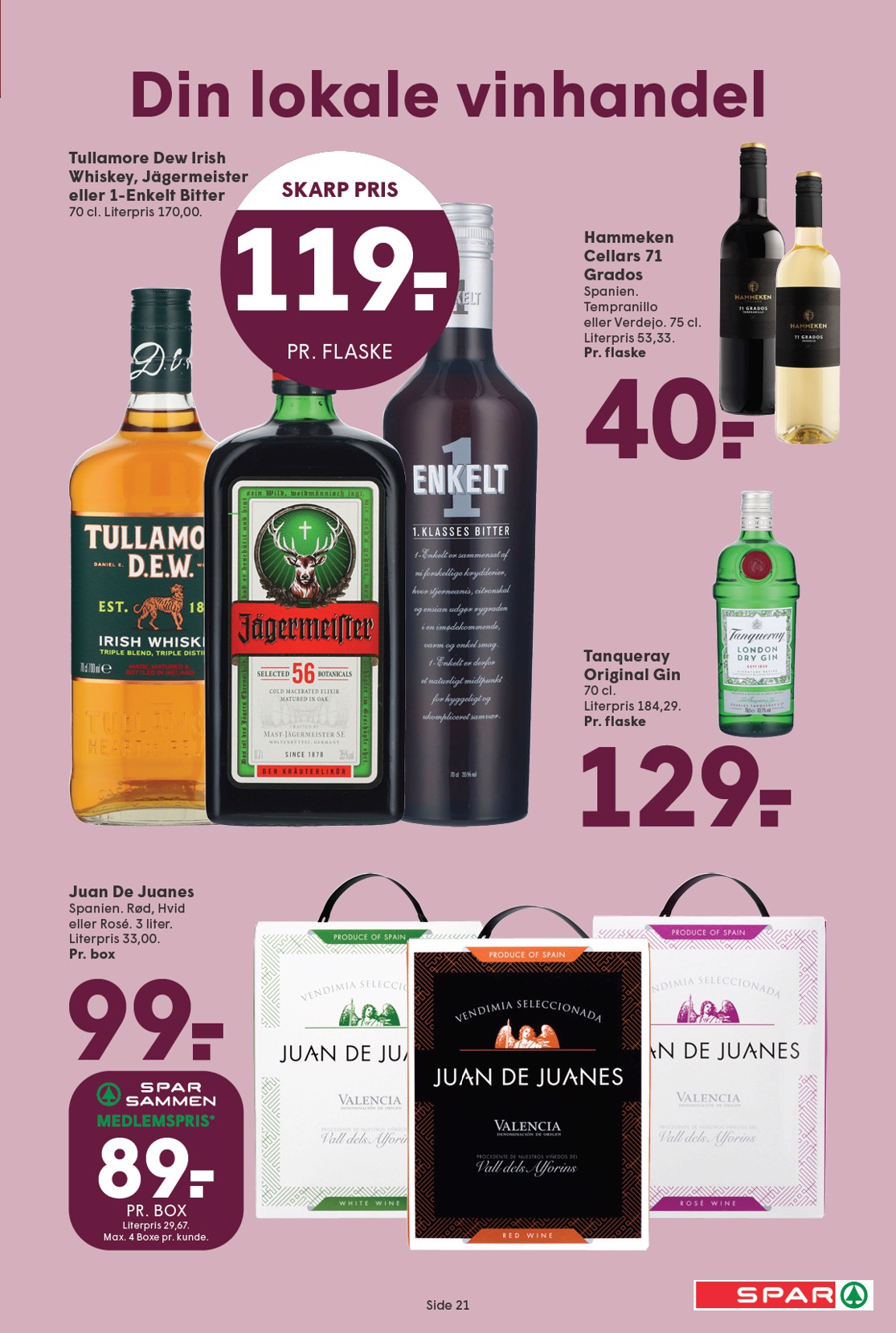 spar - Spar tilbudsavis gyldig fra 24.10. til 30.10. - page: 21