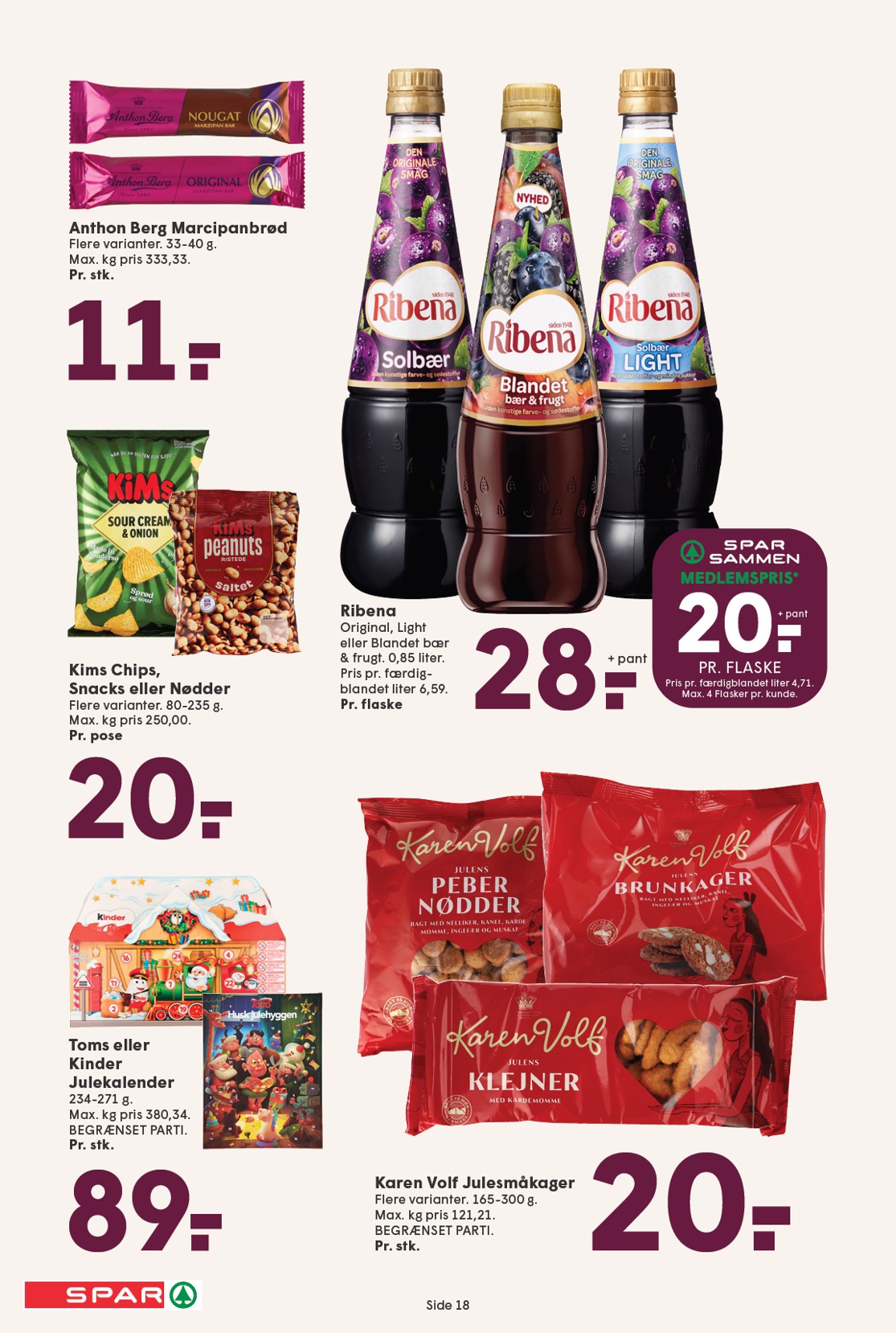 spar - Spar tilbudsavis gyldig fra 24.10. til 30.10. - page: 18