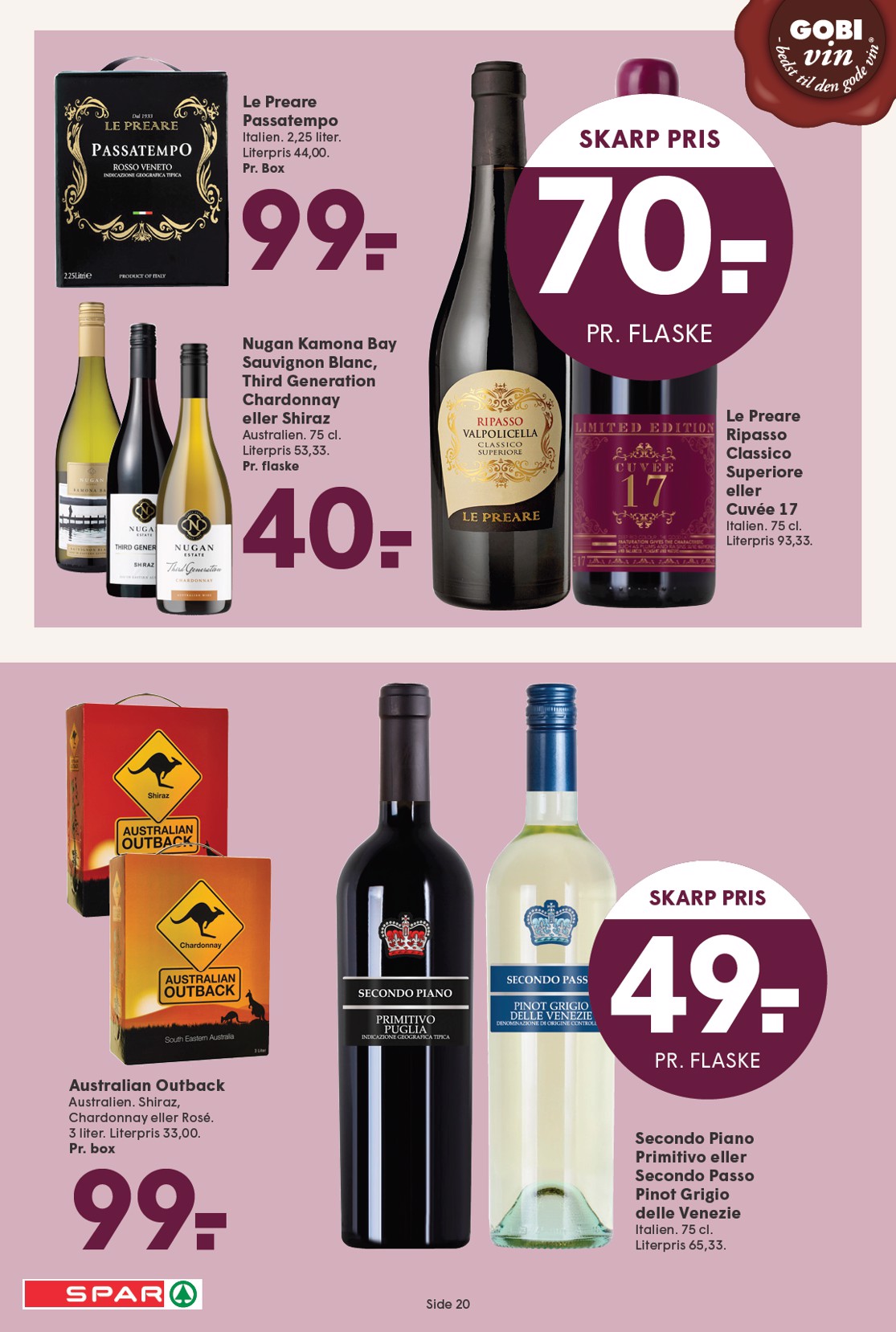 spar - Spar tilbudsavis gyldig fra 24.10. til 30.10. - page: 20