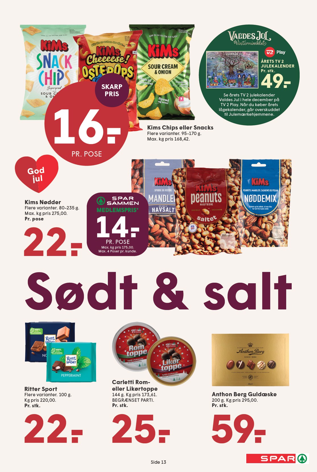 spar - Spar tilbudsavis gyldig fra 14.11. til 20.11. - page: 14