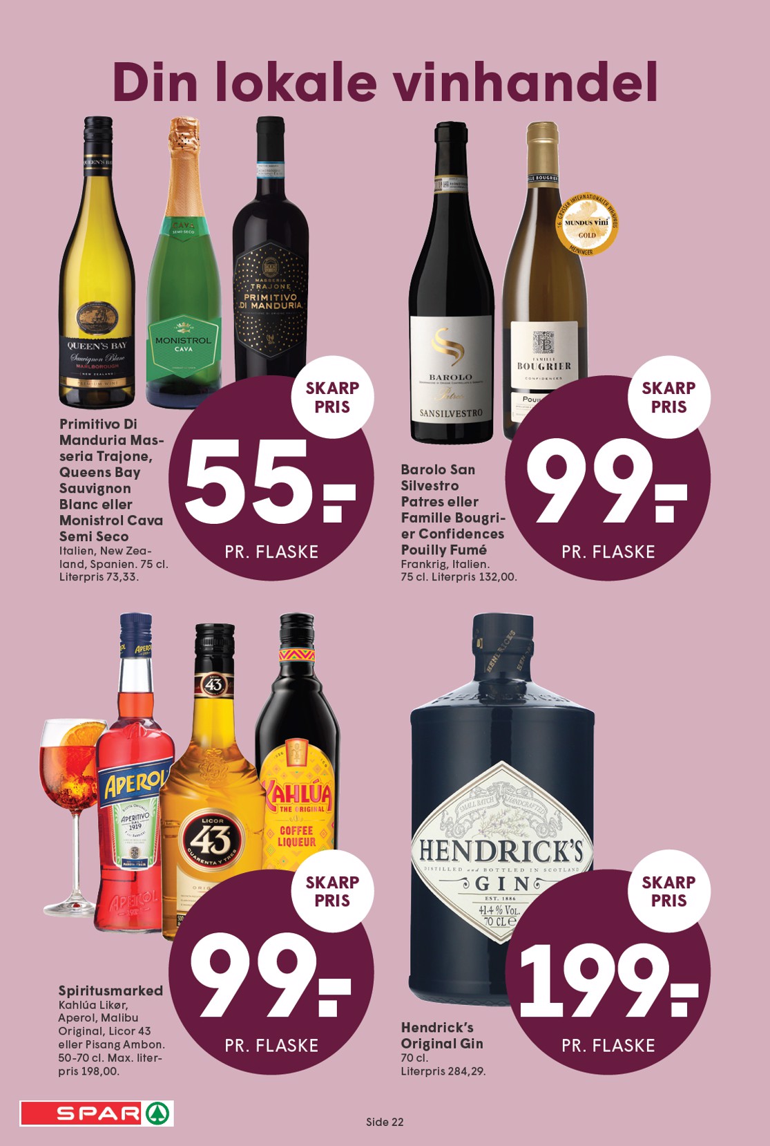 spar - Spar tilbudsavis gyldig fra 27.12. til 31.12. - page: 22