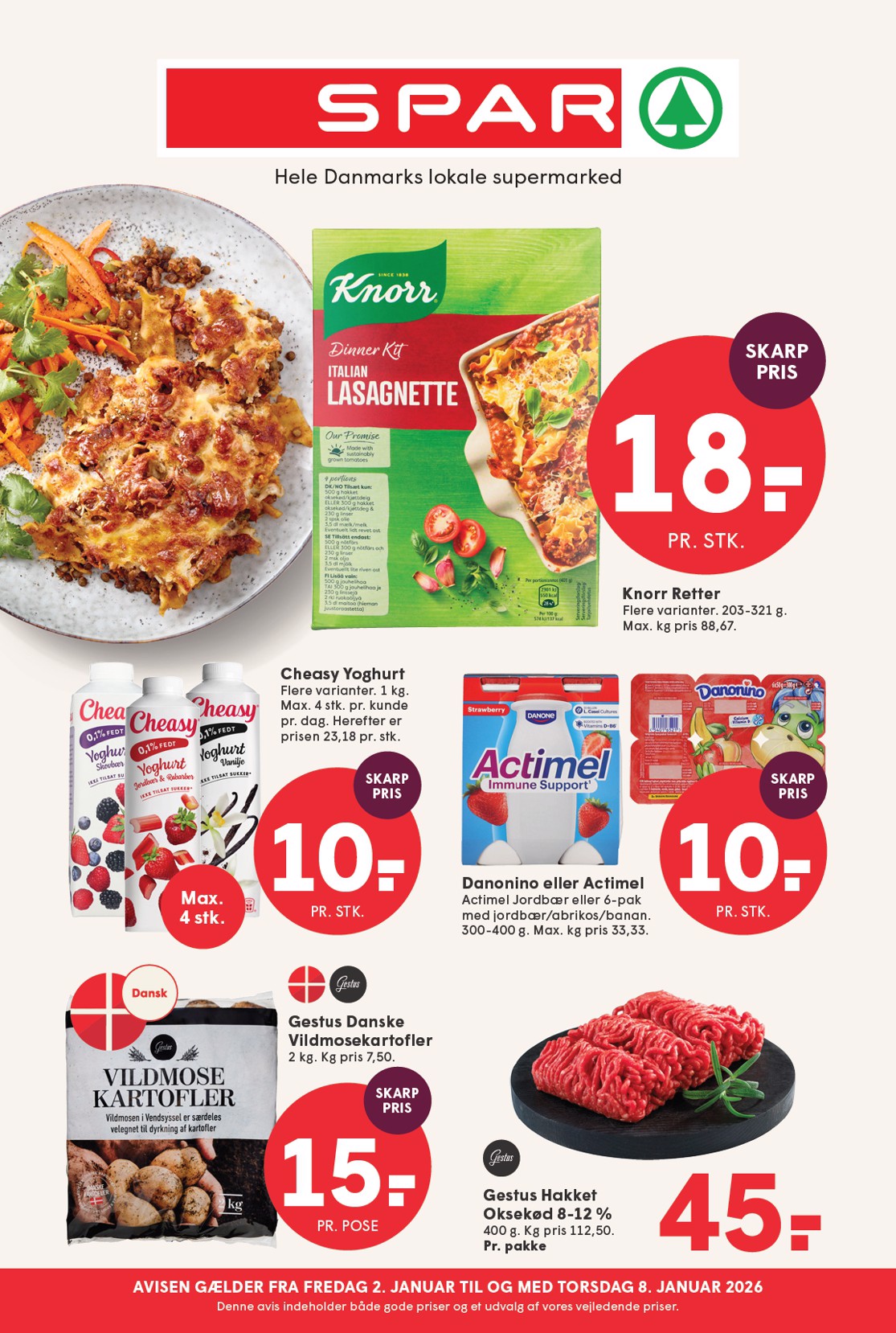 spar - Spar tilbudsavis gyldig fra 02.01. til 08.01.
