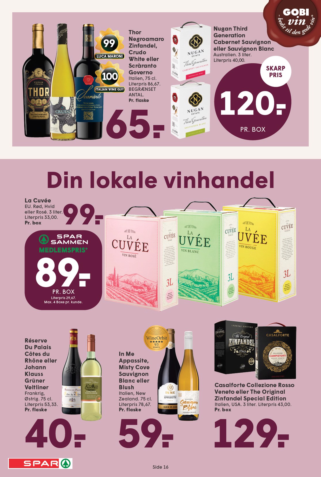 spar - Spar tilbudsavis gyldig fra 09.01. til 15.01. - page: 16