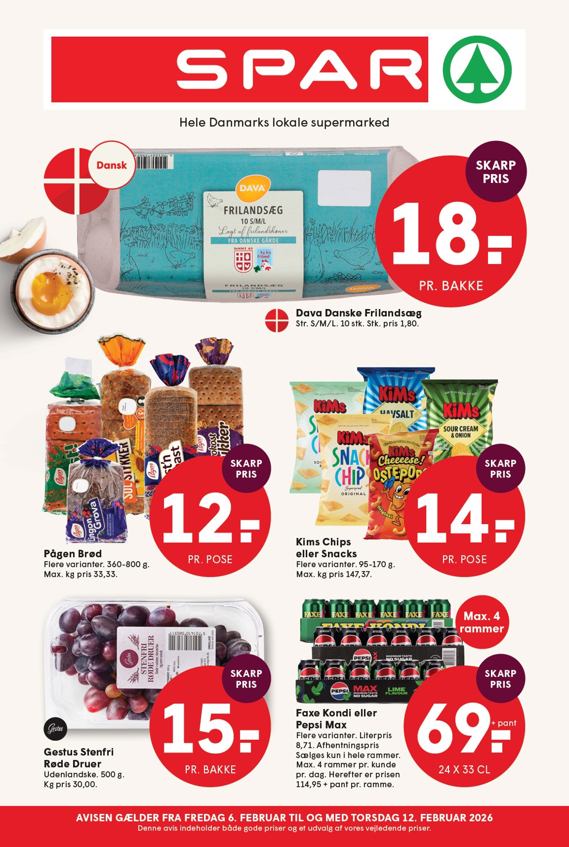 spar - Spar tilbudsavis gyldig fra 06.02.2026 til 12.02.2026