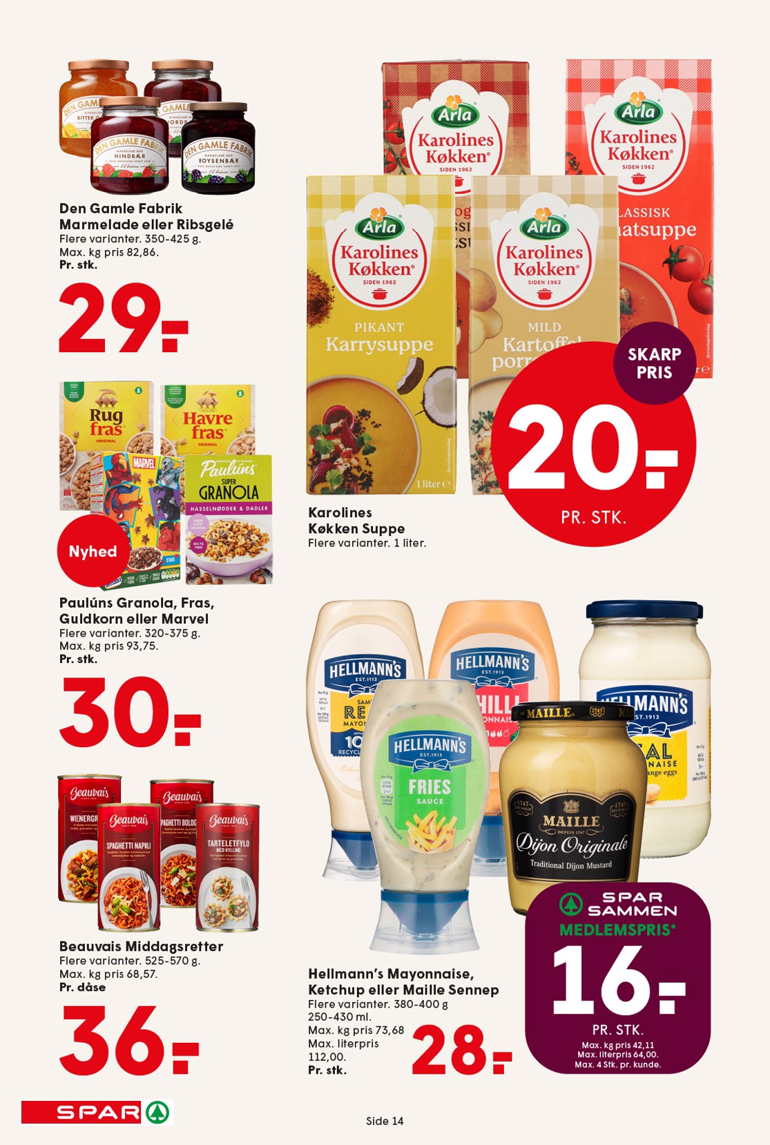 spar - Spar tilbudsavis gyldig fra 06.02.2026 til 12.02.2026 - page: 14