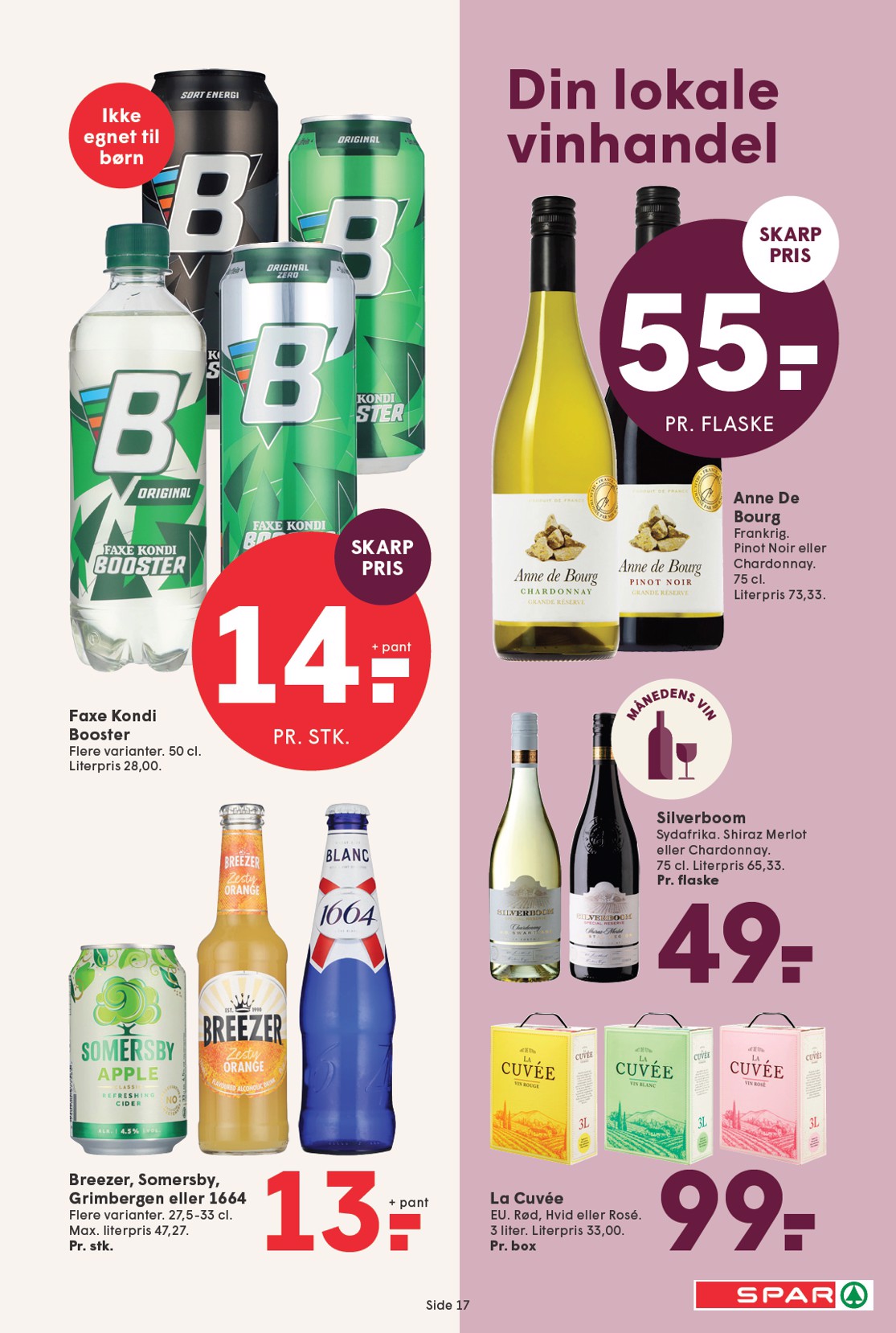 spar - Spar tilbudsavis gyldig fra 13.02.2026 til 19.02.2026 - page: 17