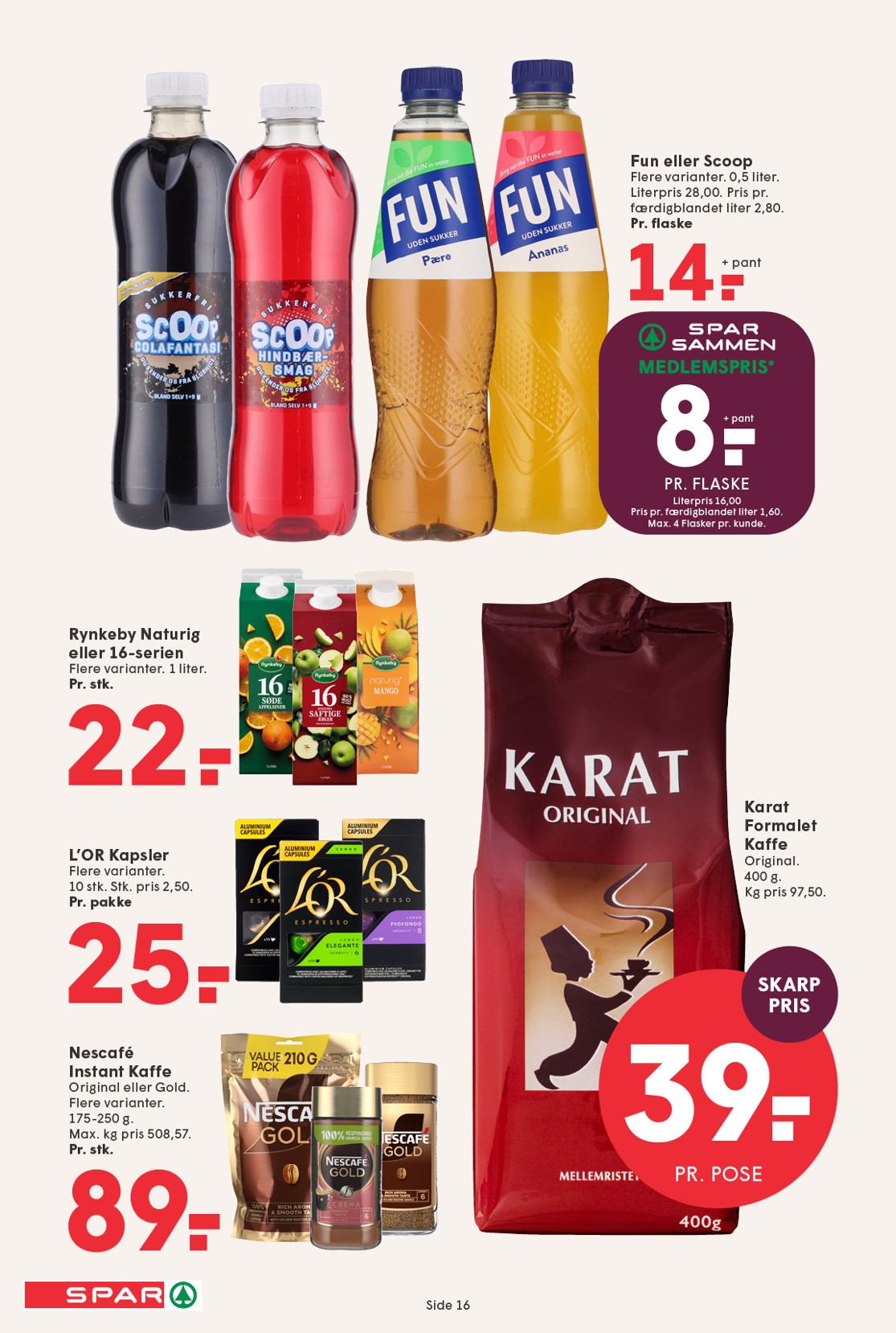spar - Spar tilbudsavis gyldig fra 13.02.2026 til 19.02.2026 - page: 16