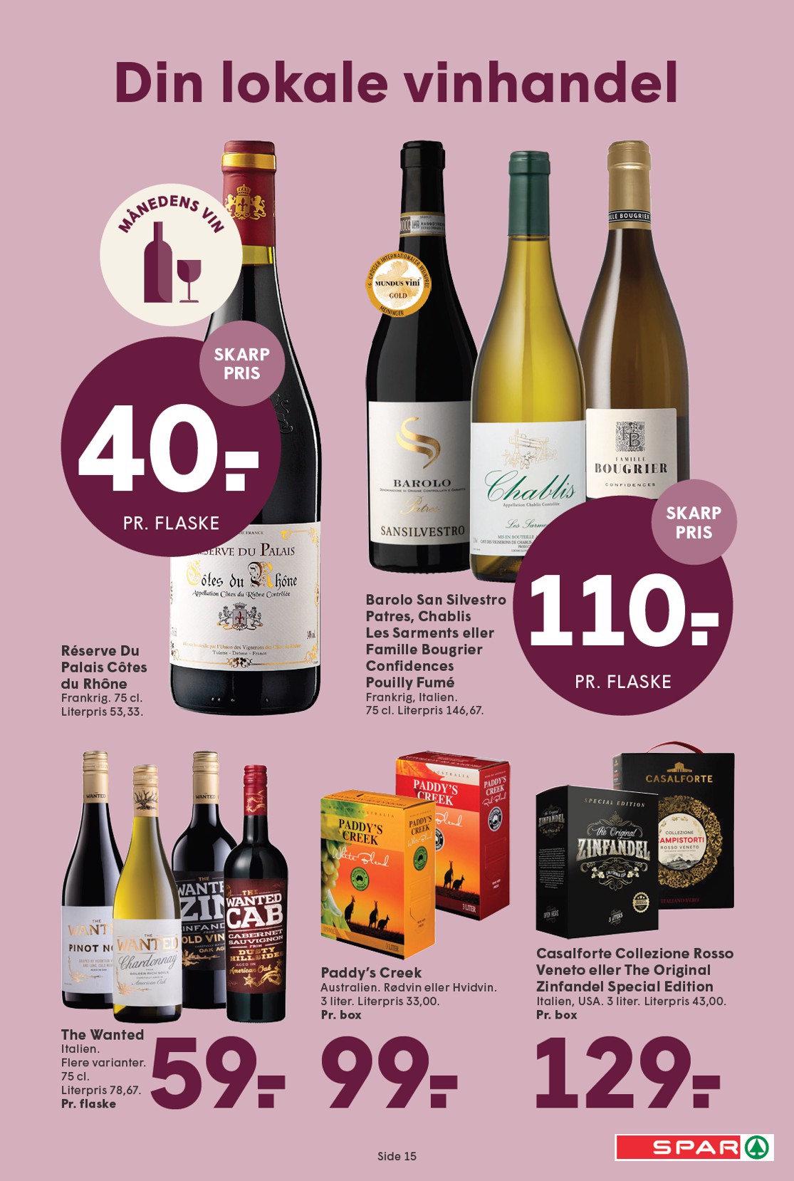 spar - Spar tilbudsavis gyldig fra 27.02.2026 til 05.03.2026 - page: 15