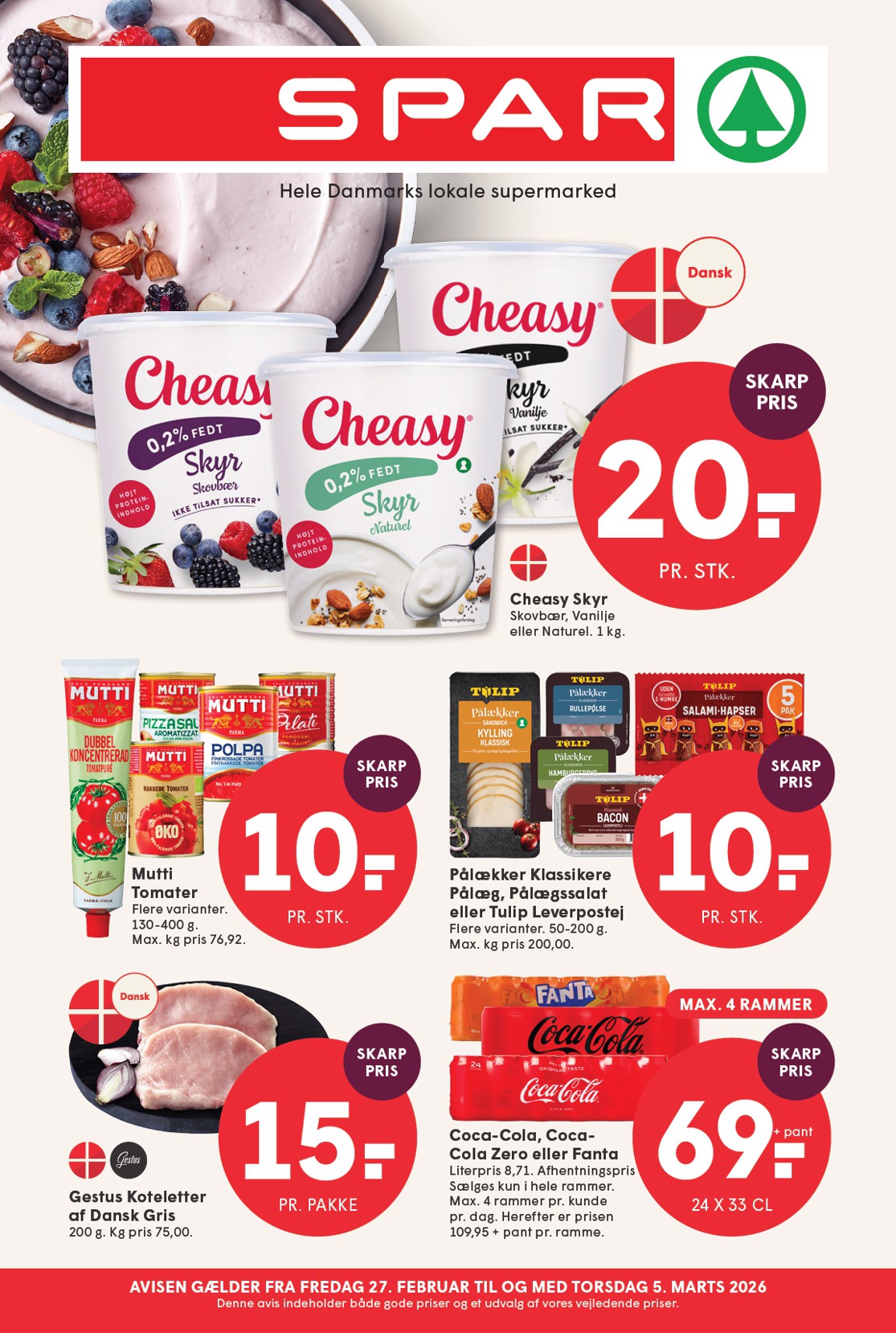 spar - Spar tilbudsavis gyldig fra 27.02.2026 til 05.03.2026
