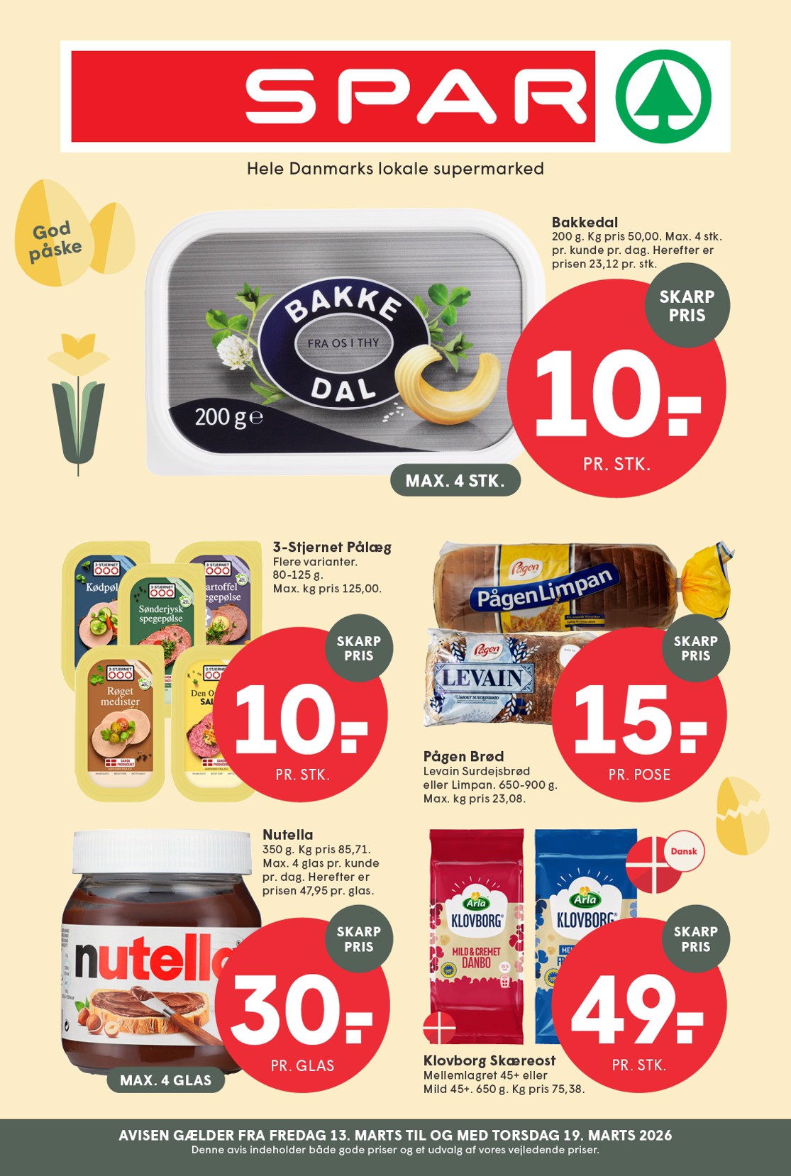 spar - Spar tilbudsavis gyldig fra 13.03.2026 til 19.03.2026