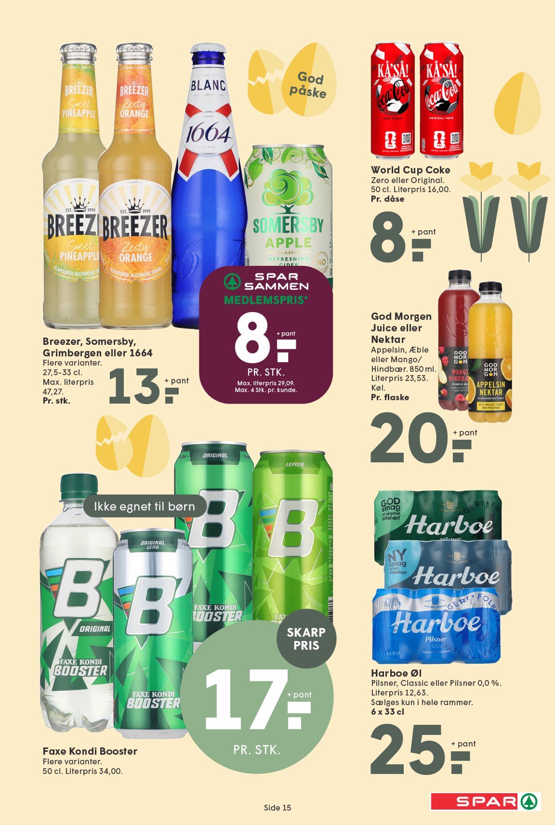 spar - Spar tilbudsavis gyldig fra 13.03.2026 til 19.03.2026 - page: 15