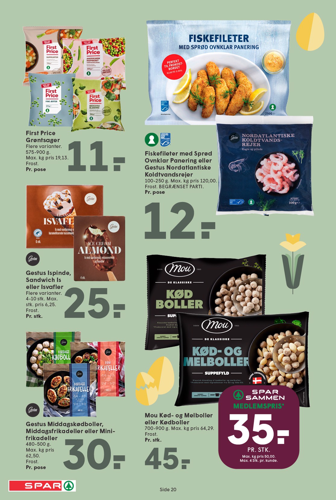 spar - Spar tilbudsavis gyldig fra 13.03.2026 til 19.03.2026 - page: 20