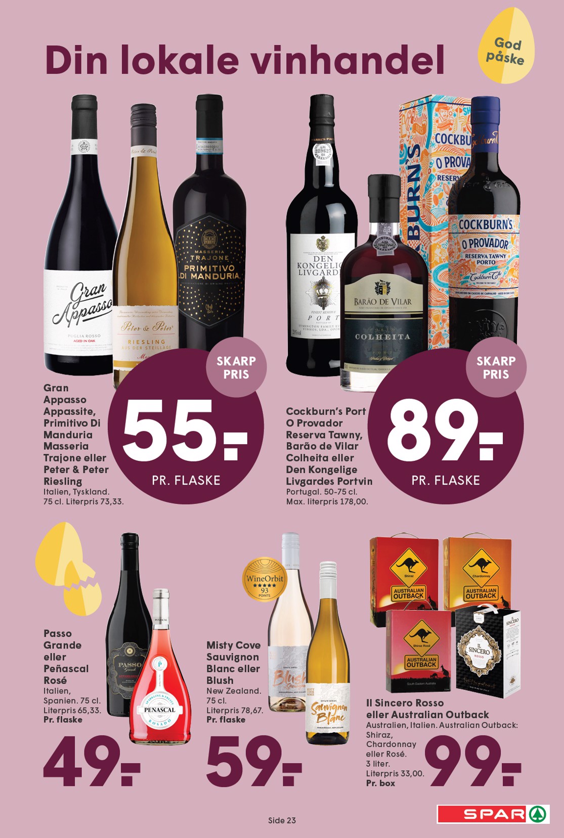 spar - Spar tilbudsavis gyldig fra 20.03.2026 til 26.03.2026 - page: 23